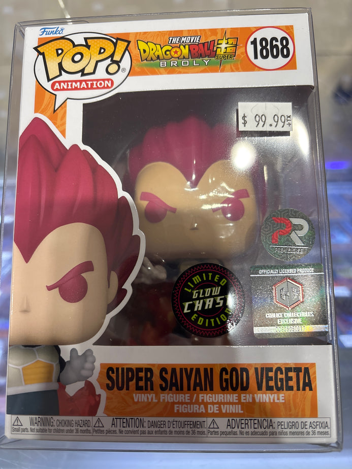 FUNKO POP ANIMATION DRAGON BALL SUPER BROLY LA PELICULA - SUPER SAIYAN God Vegeta Special Edition 1868 33999 - Foto 10