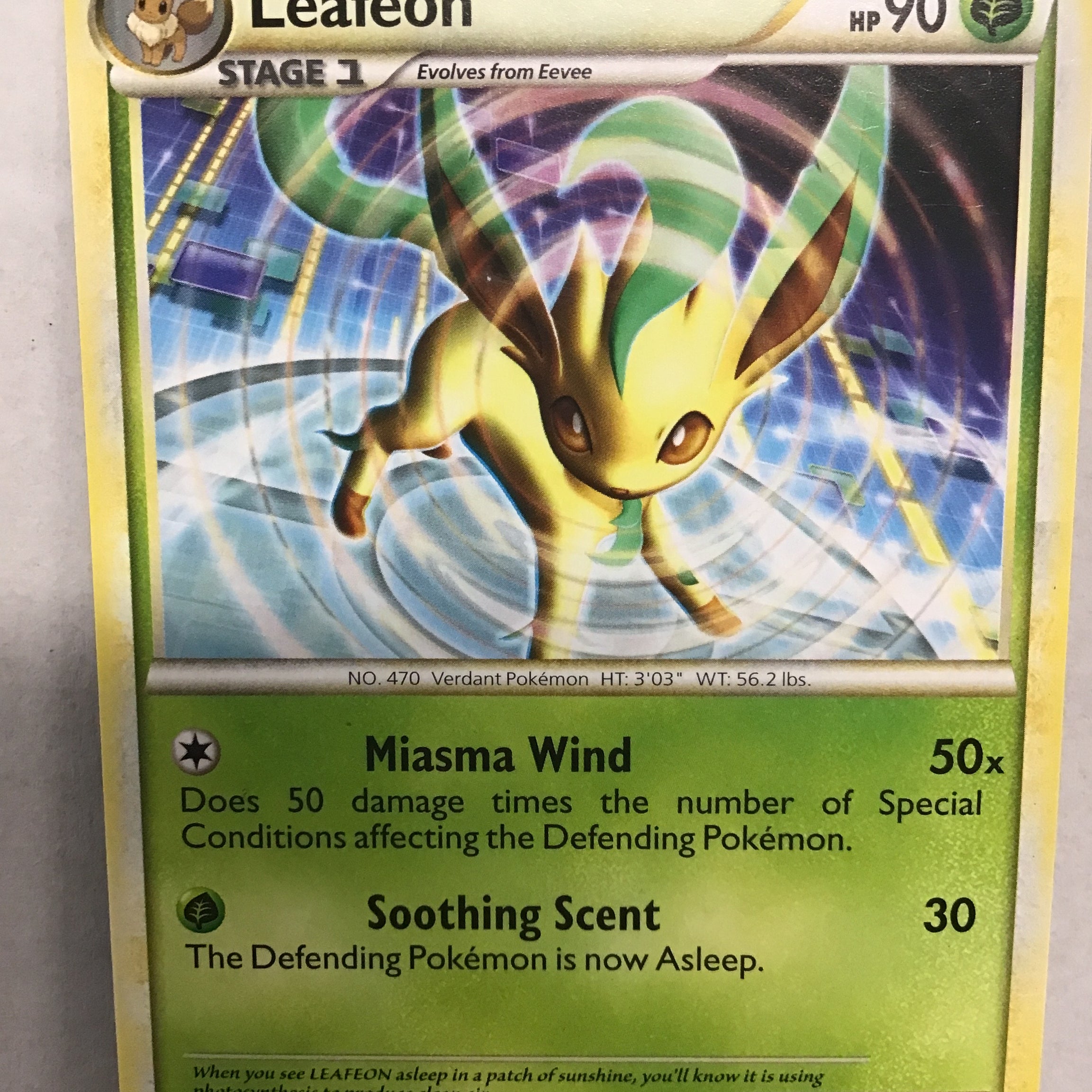 Pokémon TCG - HS-Undaunted Leafeon 17/90 NM