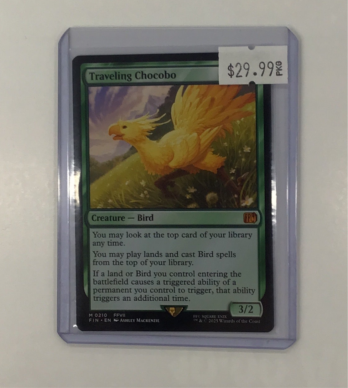 Magic the Gathering TCG - Final Fantasy Traveling Chocobo 210 NM