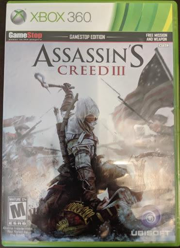 XBOX 360 Assassin’s Creed III GameStop Edition Video Game