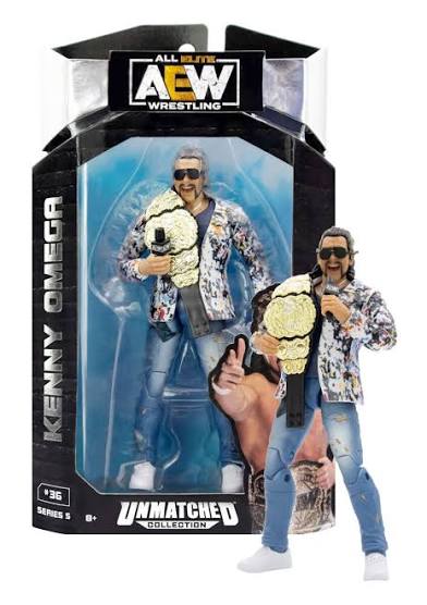 Jazwares AEW Wrestling, Unrivaled Collection, Kenny Omega , Series 5 #36