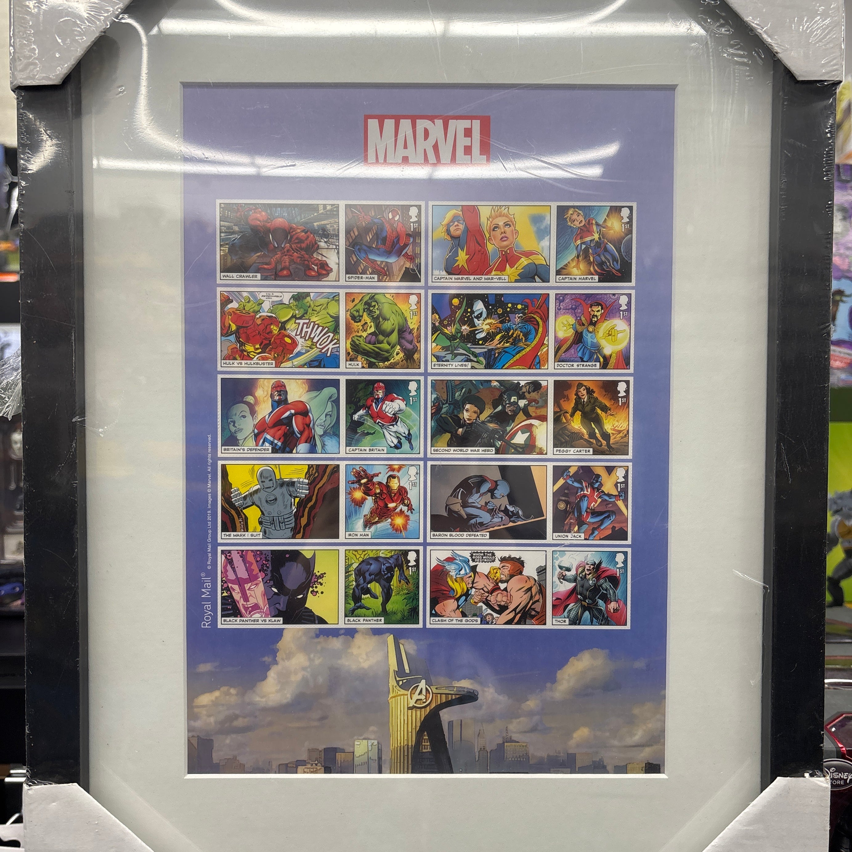 Marvel Royal Mail “Stamp” Poster