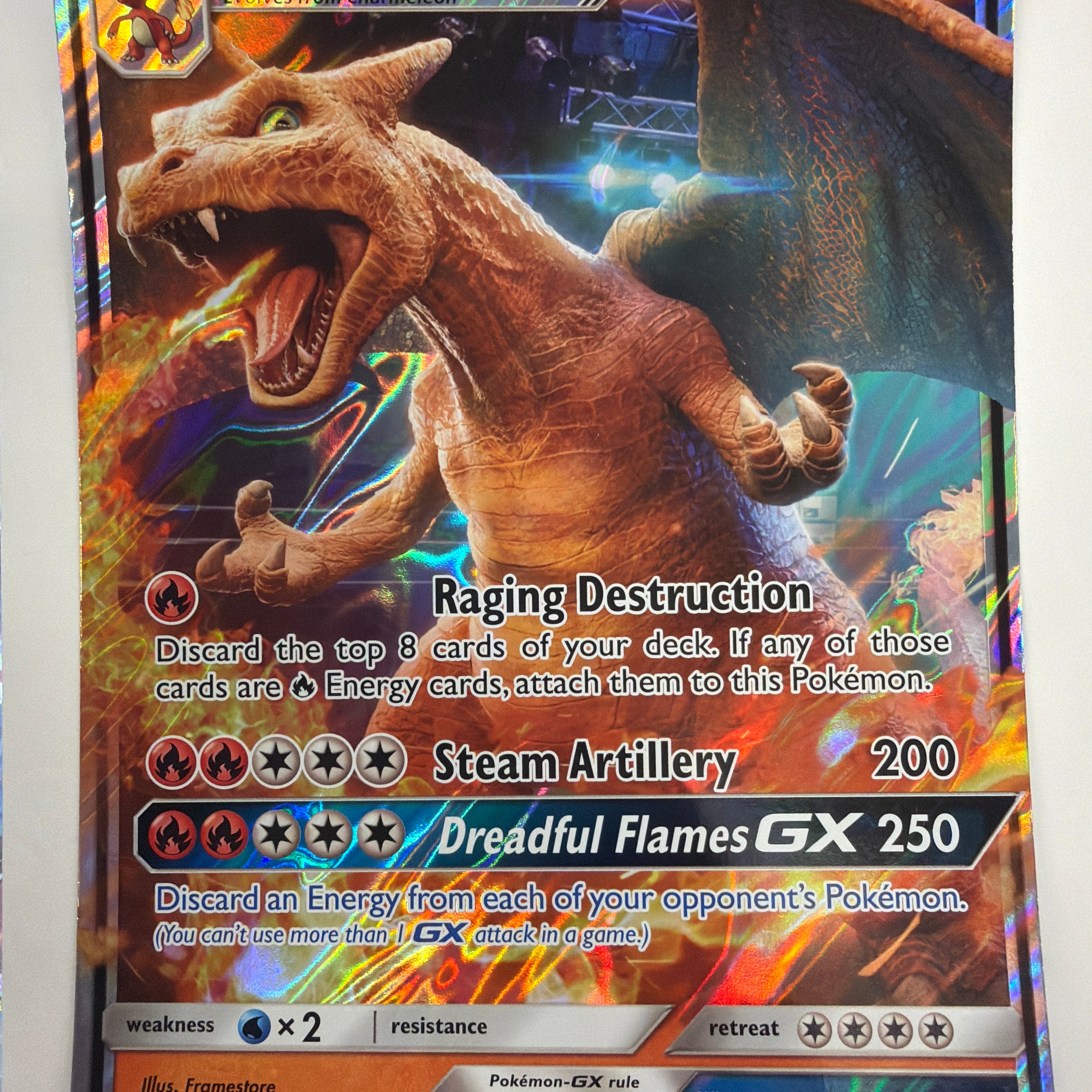 Pokémon TCG - Jumbo Promo Charizard GX SM195 MP