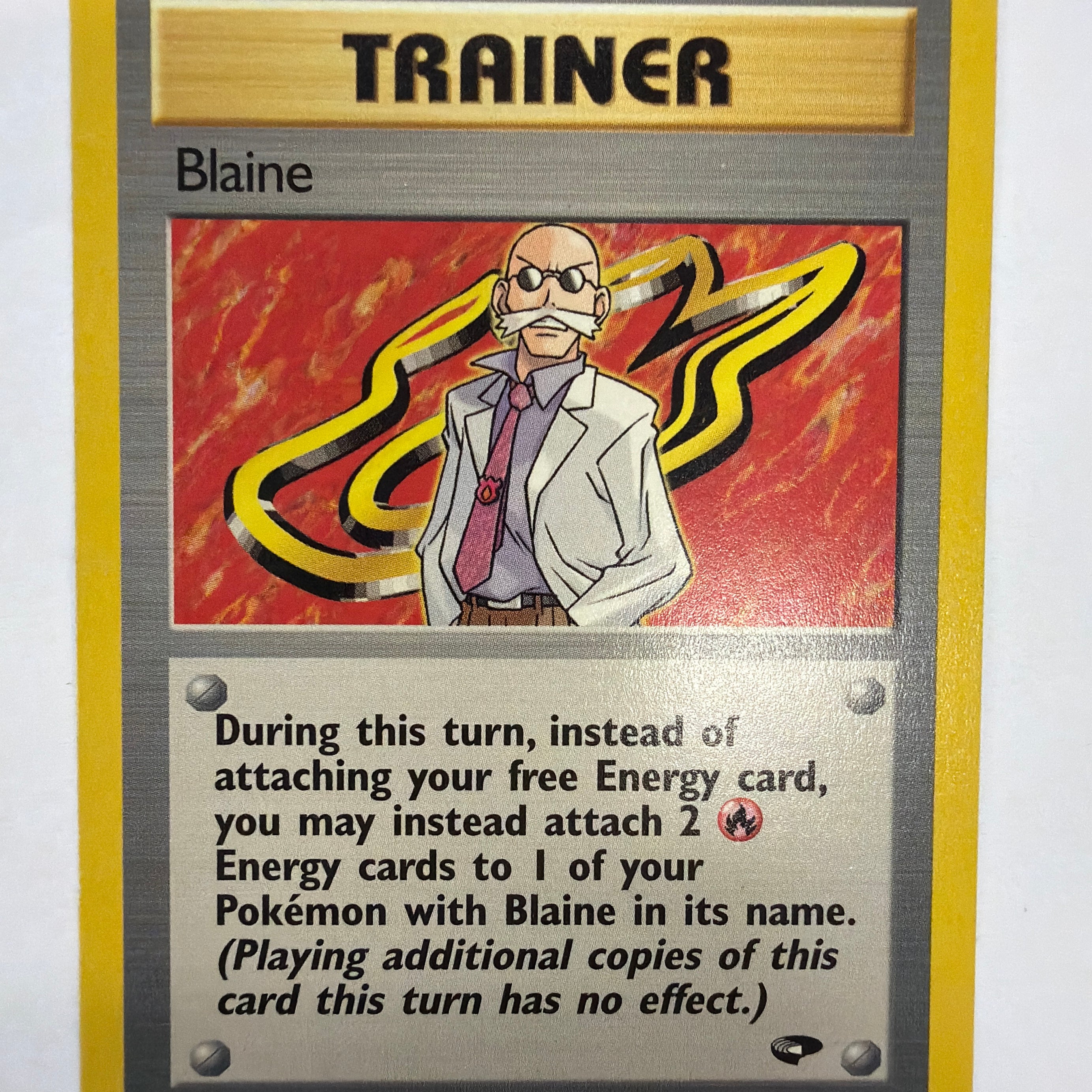Pokémon TCG - Gym Challenge Unlimited Blaine 100/132 Non-Holo LP
