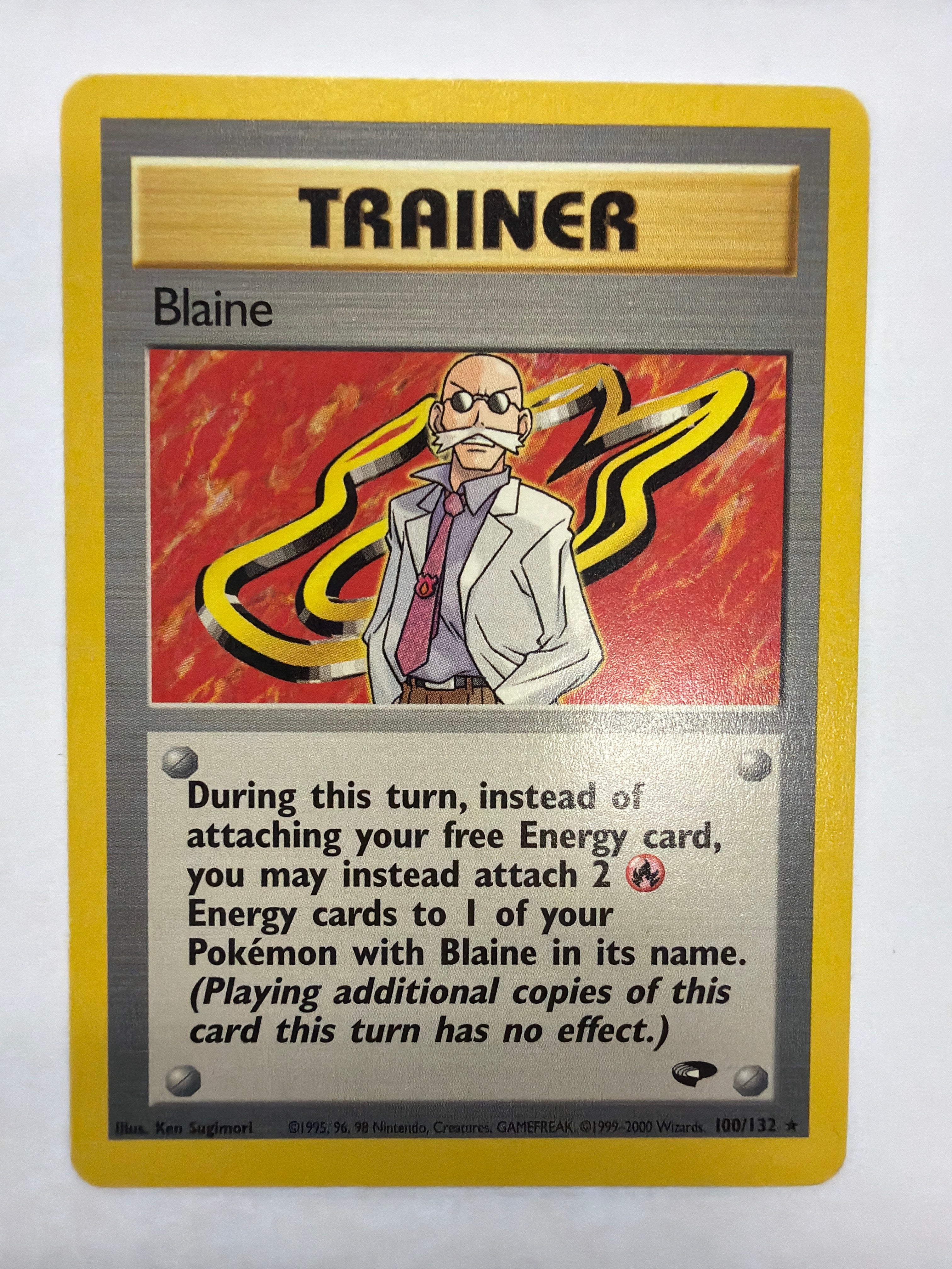 Pokémon TCG - Gym Challenge Unlimited Blaine 100/132 Non-Holo LP
