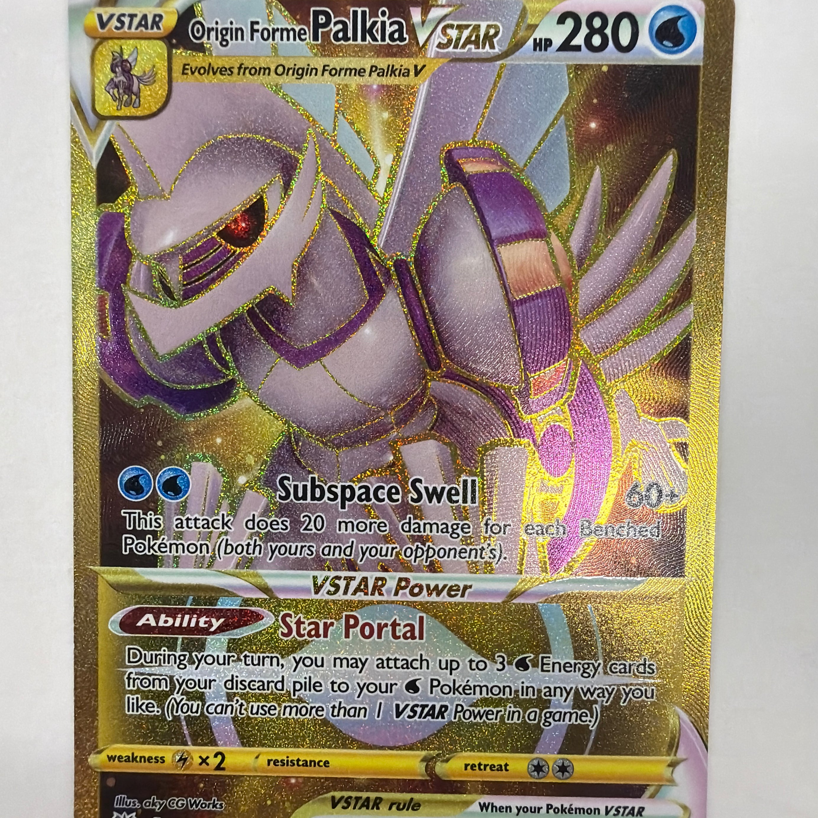 Pokémon TCG - Astral Radiance Origin Forme Palkia VSTAR 208/189 NM