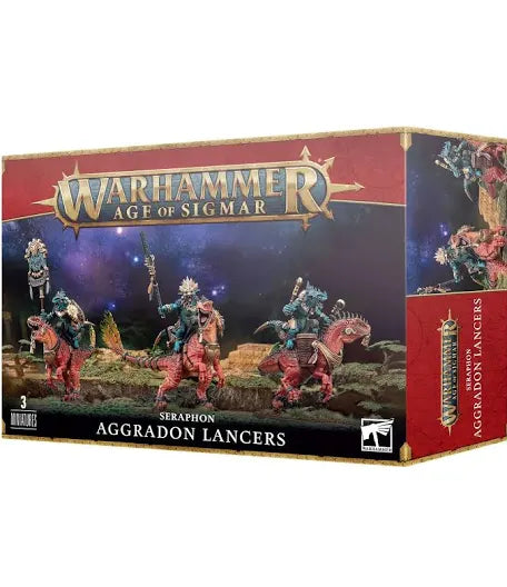 Warhammer Age of Sigmar Seraphon Aggradon Lancers Model Kit