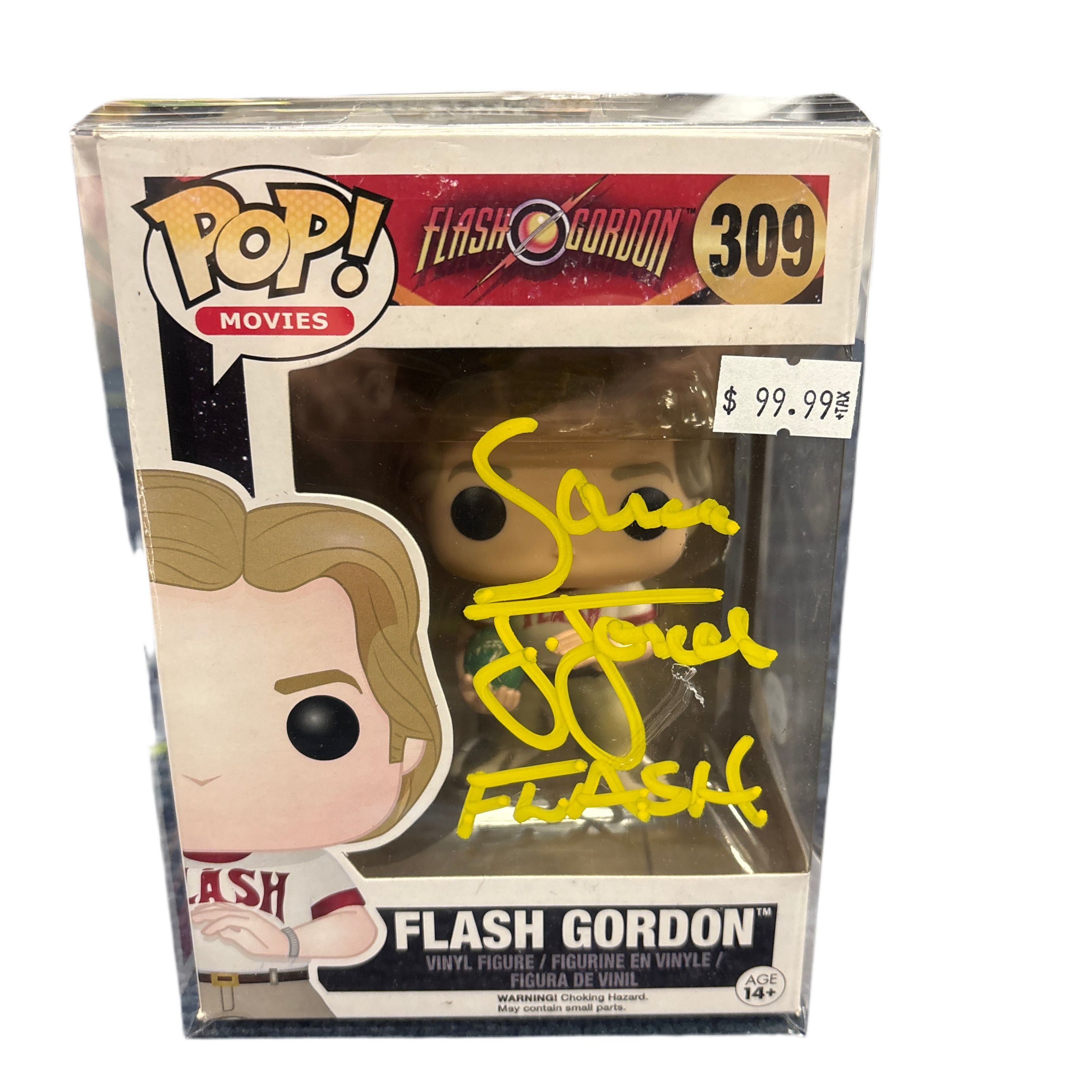 SIGNED Funko Pop! Movies Flash Gordon #309