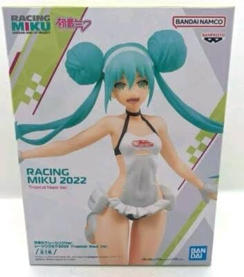 Bandai Banpresto Hatsune Miku Racing Miku 2022 Tropical Maid Ver Statue