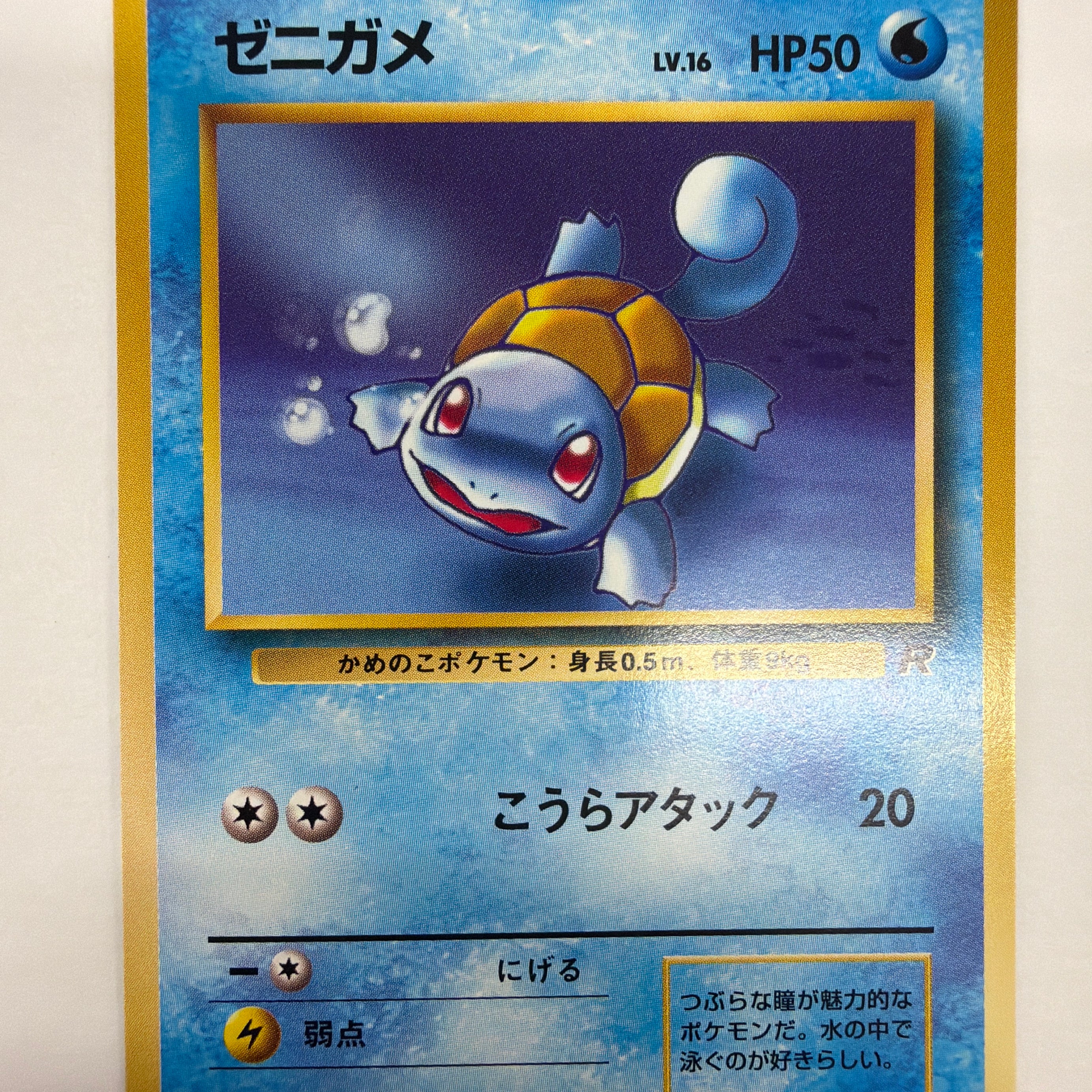 Pokémon TCG - Rocket Gang Squirtle No.007 Non-Holo NM