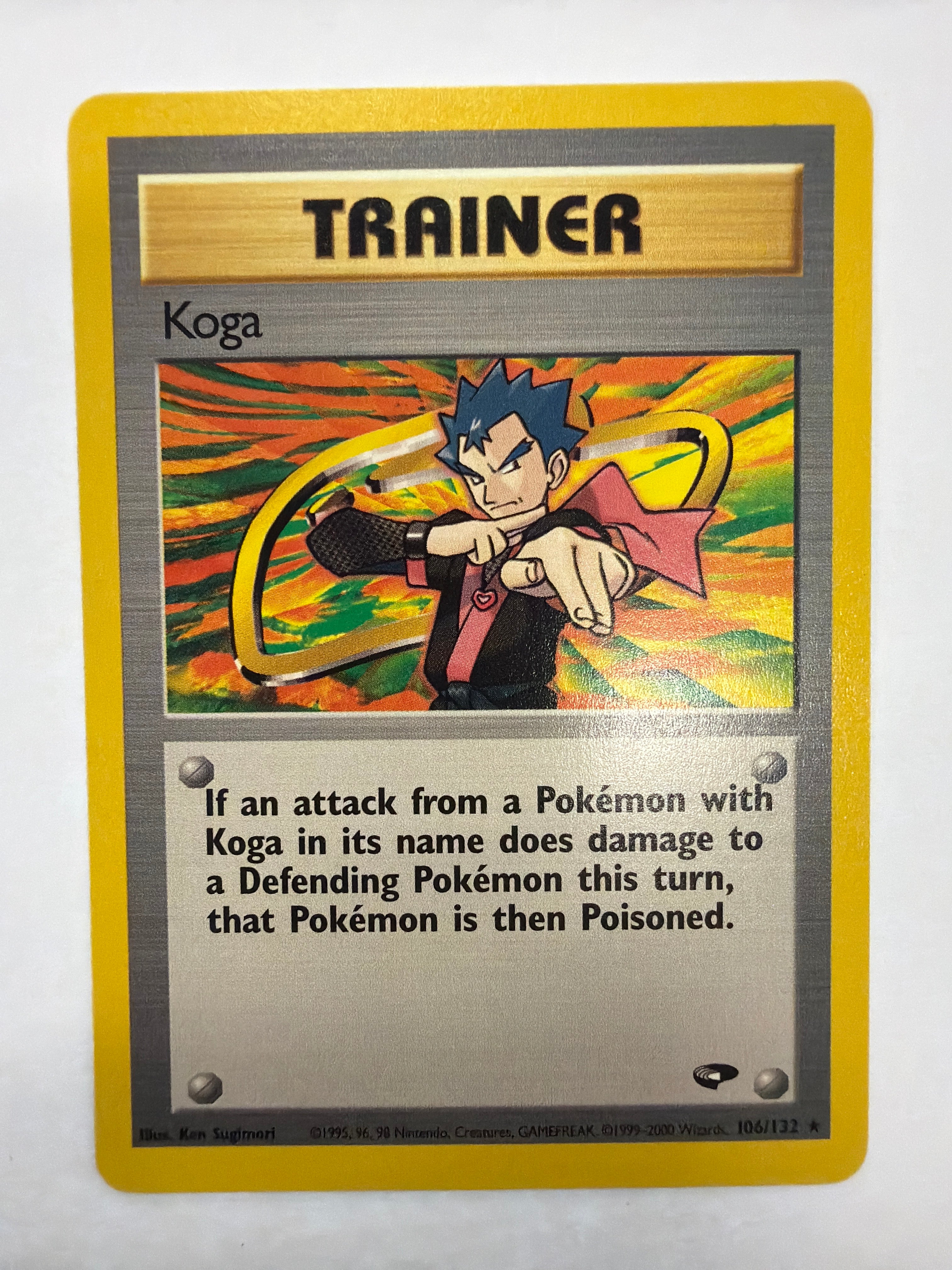 Pokémon TCG - Gym Challenge Unlimited Koga 106/132 Non-Holo LP