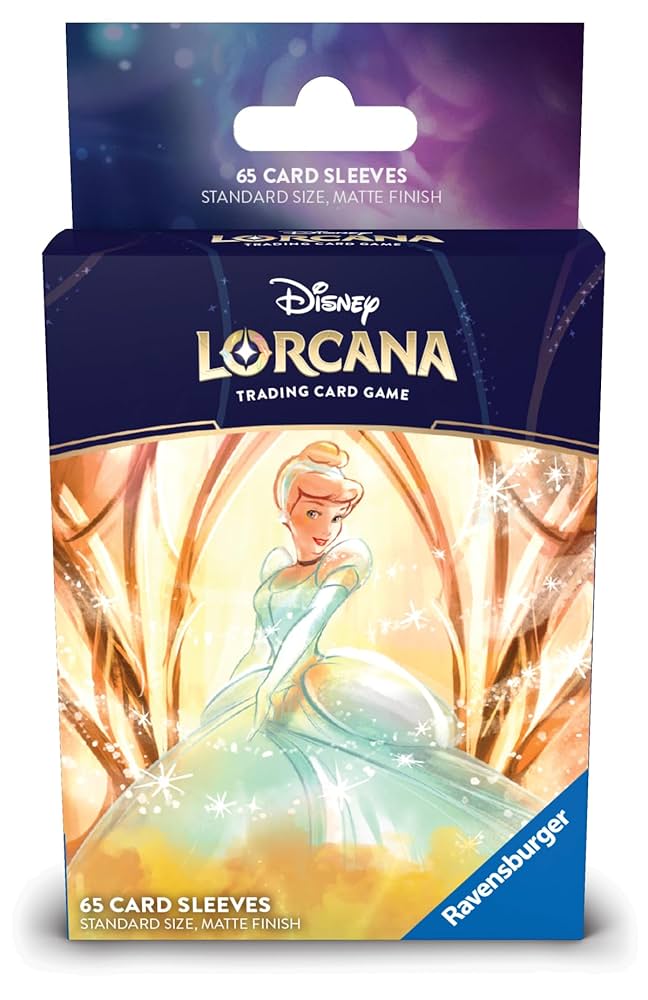 Lorcana TCG - Standard Matte Sleeves Cinderella Count 65