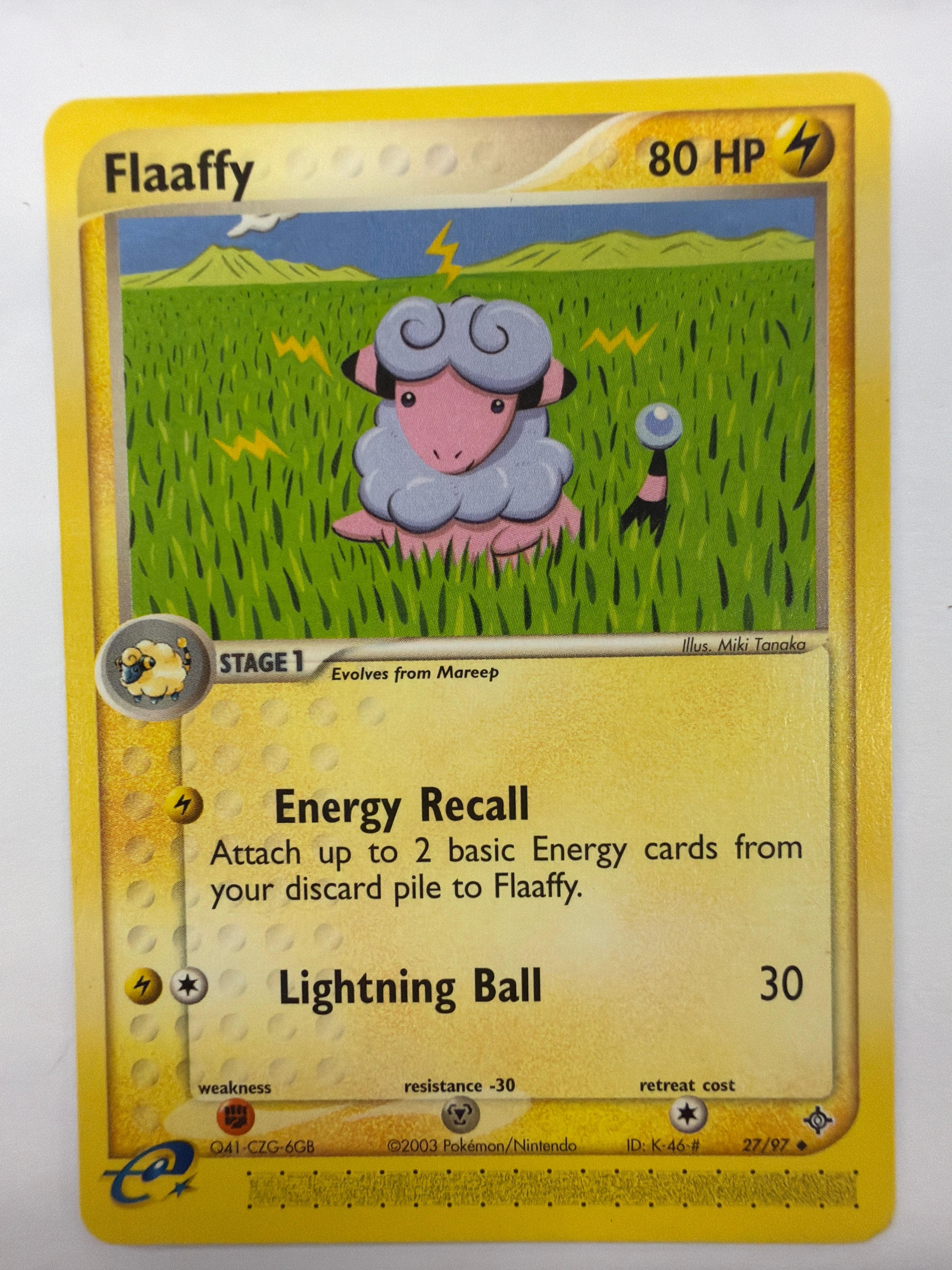 Pokémon TCG - EX Dragon Flaaffy 27/97 Non-Holo NM