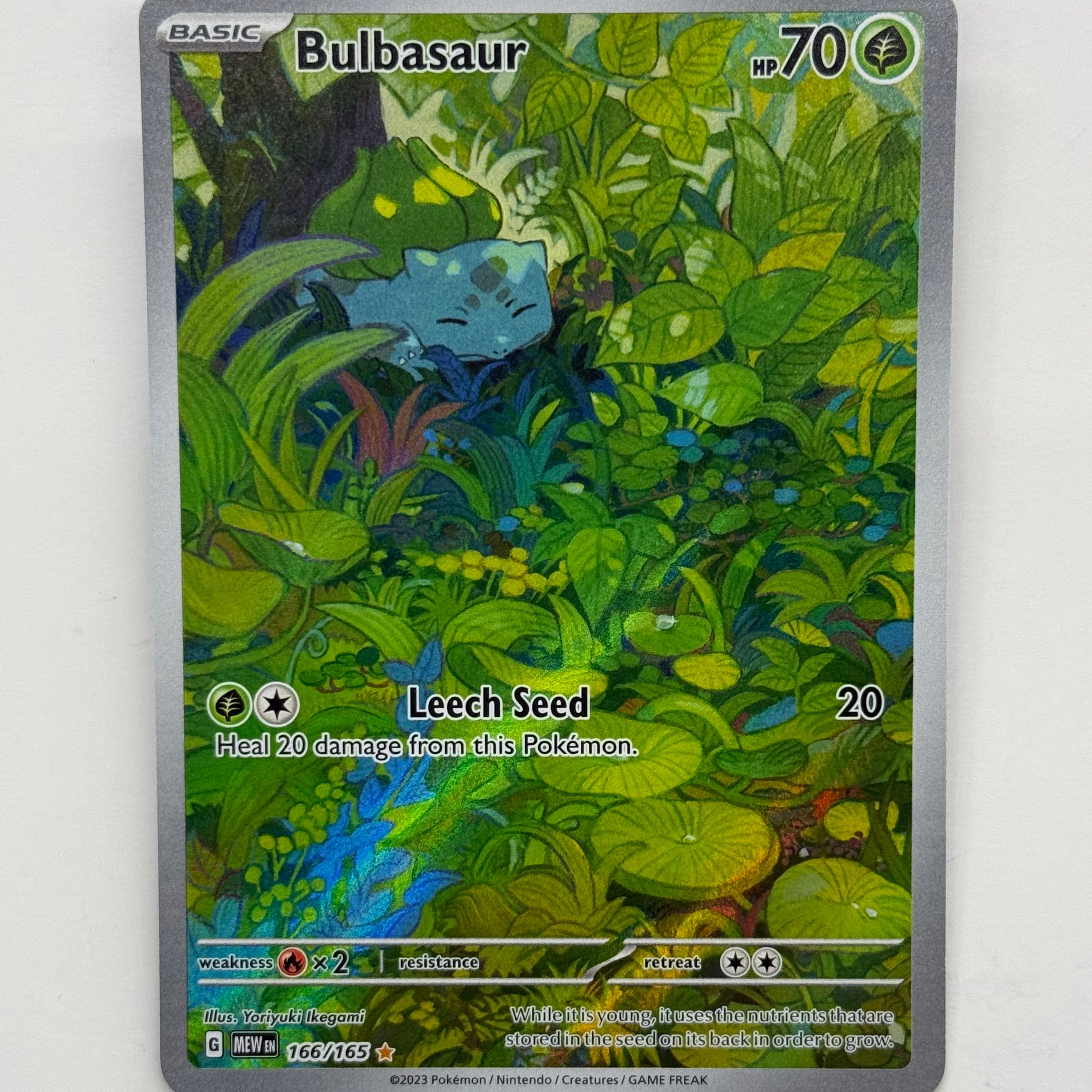 Pokémon TCG - 151 Bulbasaur 166/165 NM
