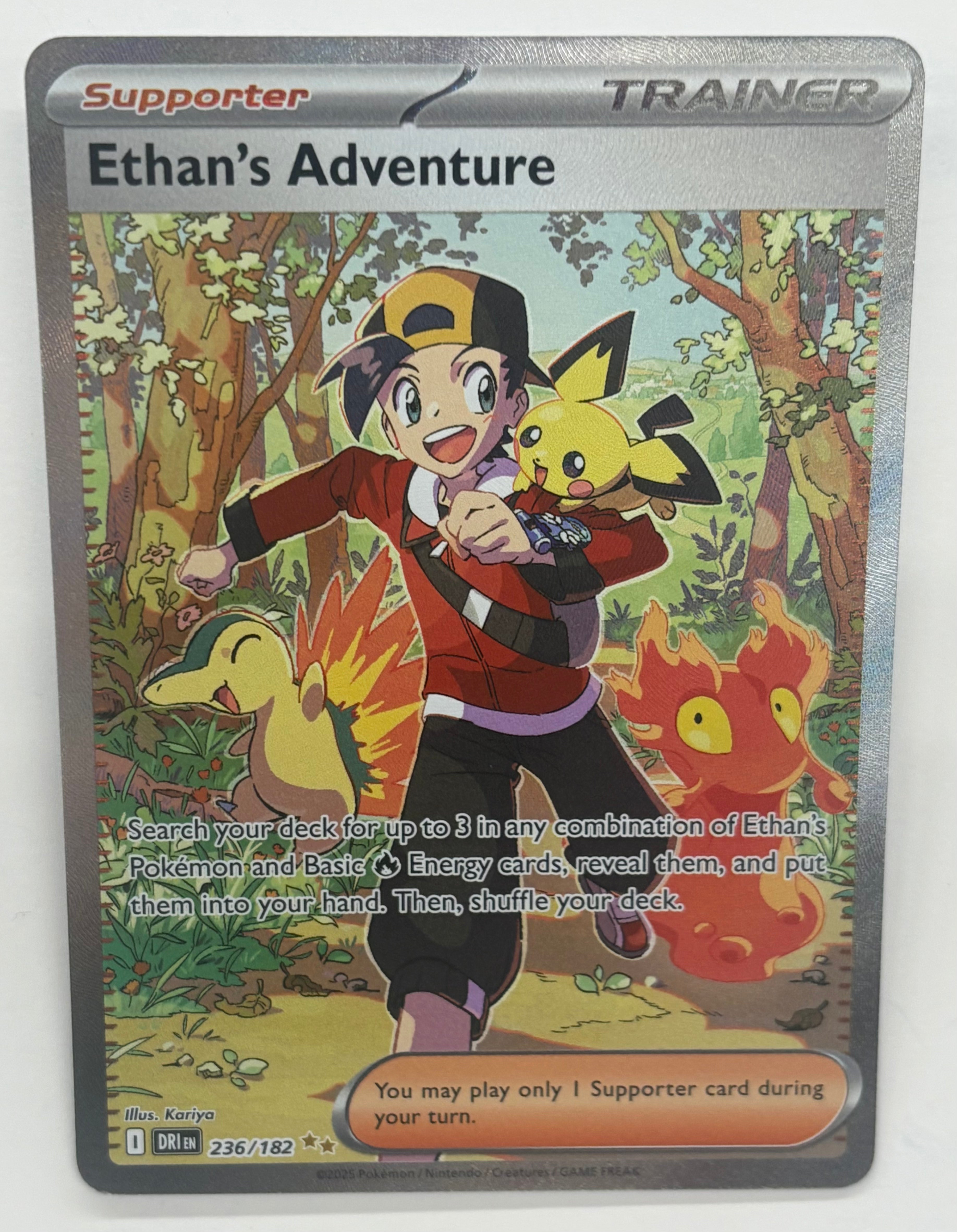 Pokémon TCG - Destined Rivals Ethan’s Adventure 236/182 NM