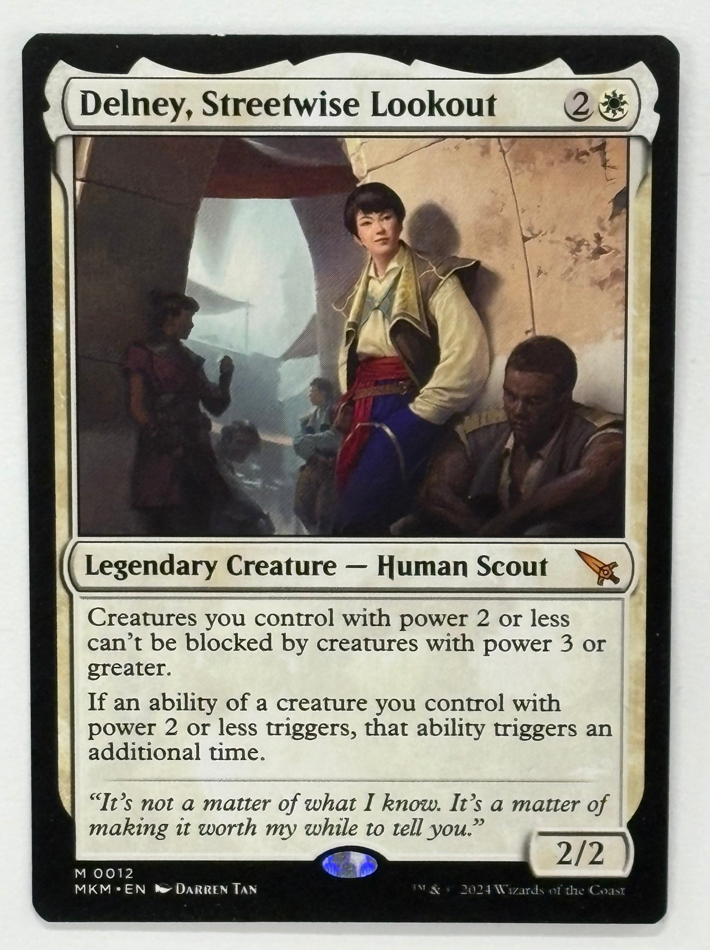Magic The Gathering TCG - Murders at Karlov Manor Delney, Streetwise Lookout 12 NM