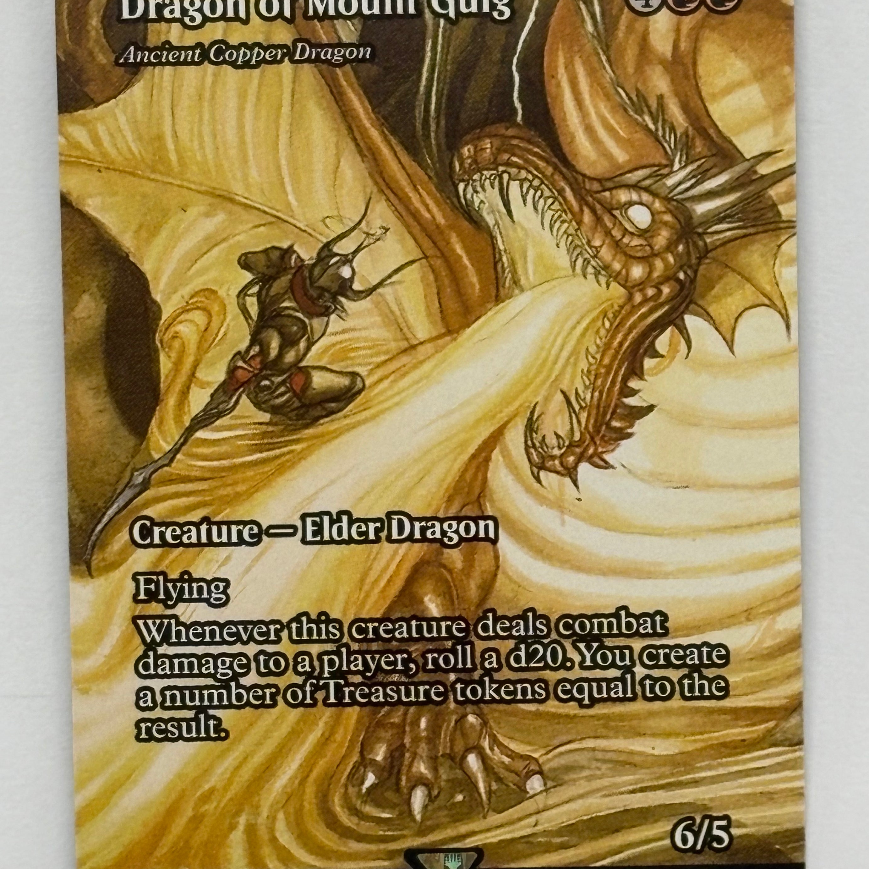 Magic The Gathering TCG - Final Fantasy: Through the Ages Ancient Copper Dragon Dragon of Mount Gulg 12 NM