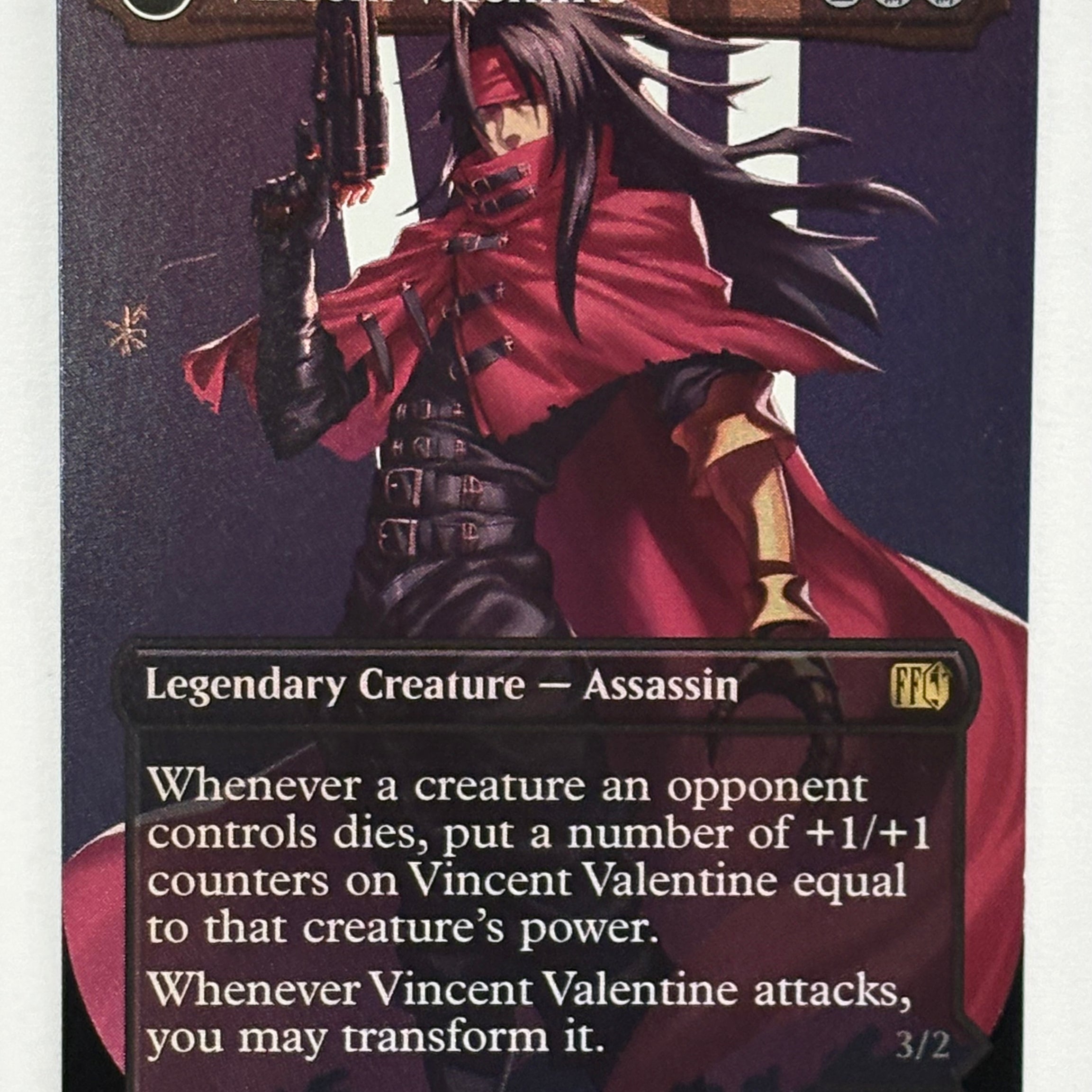 Magic The Gathering TCG - Final Fantasy Vincent Valentine (Borderless) 383 Foil NM