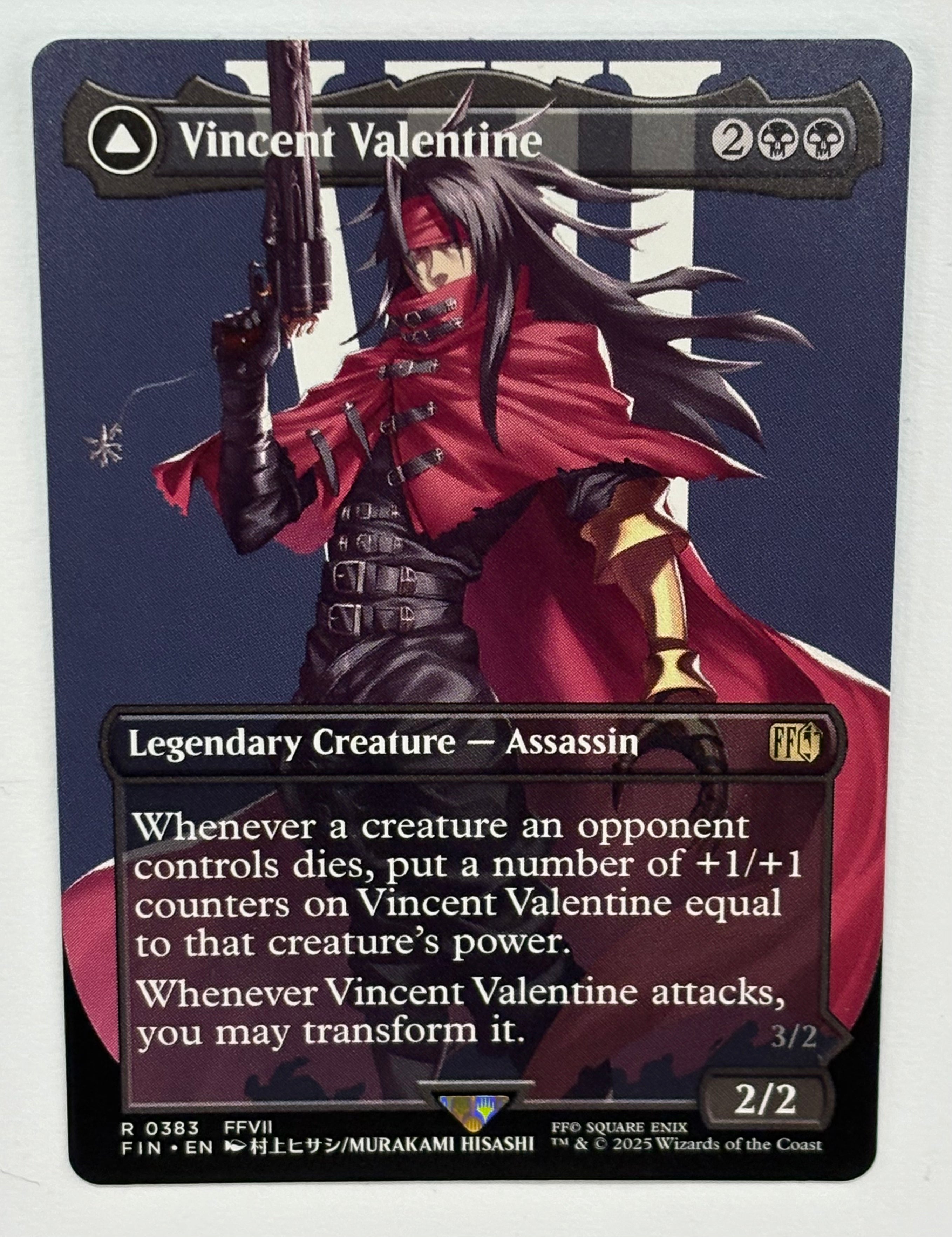 Magic The Gathering TCG - Final Fantasy Vincent Valentine (Borderless) 383 NM
