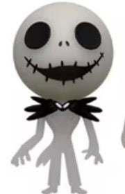Loose Monogram Glow in the Dark The Nightmare Before Christmas Series 8 Jack Figural Bag Clip