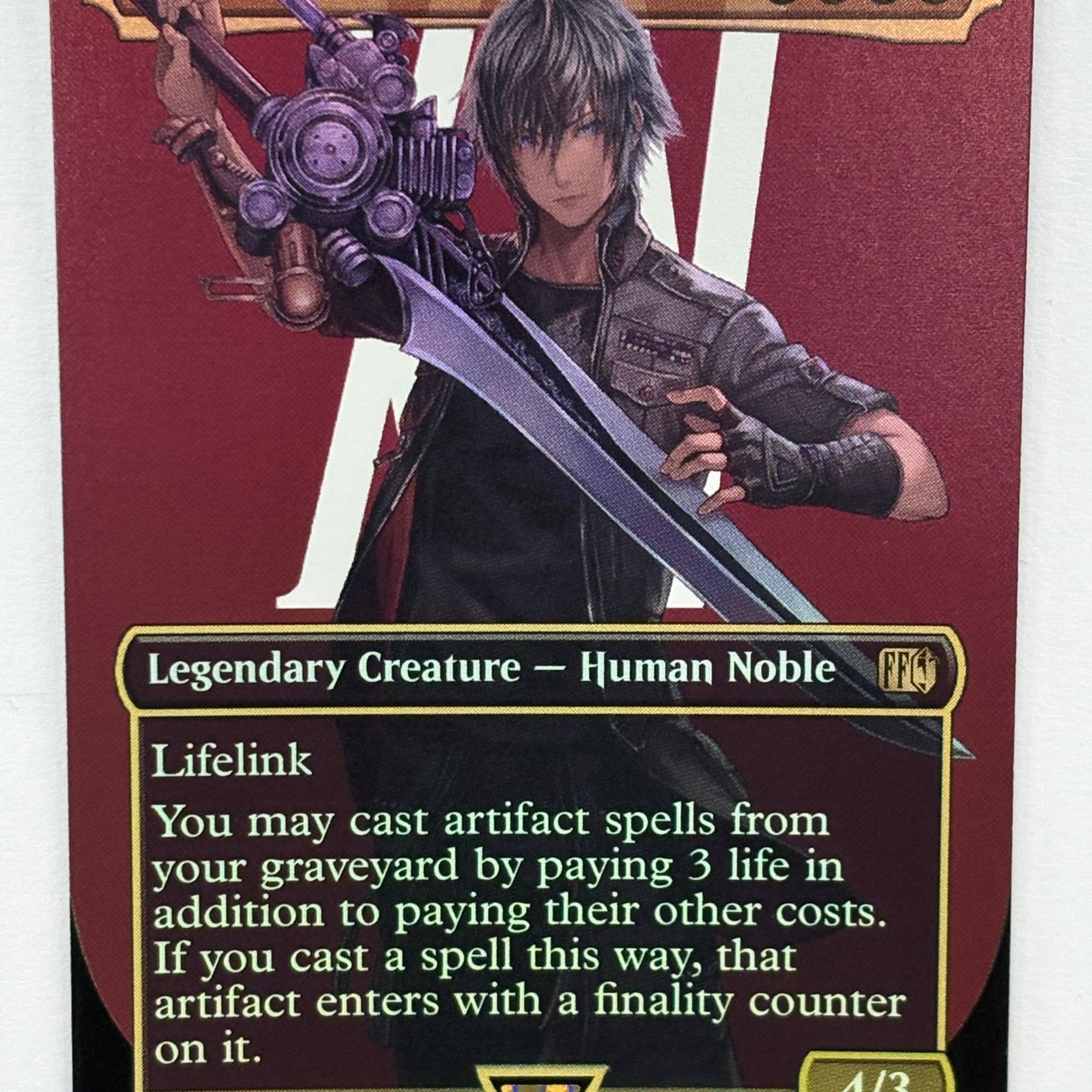 Magic The Gathering TCG - Final Fantasy Noctis, Prince of Lucis (Borderless) 401 Foil NM