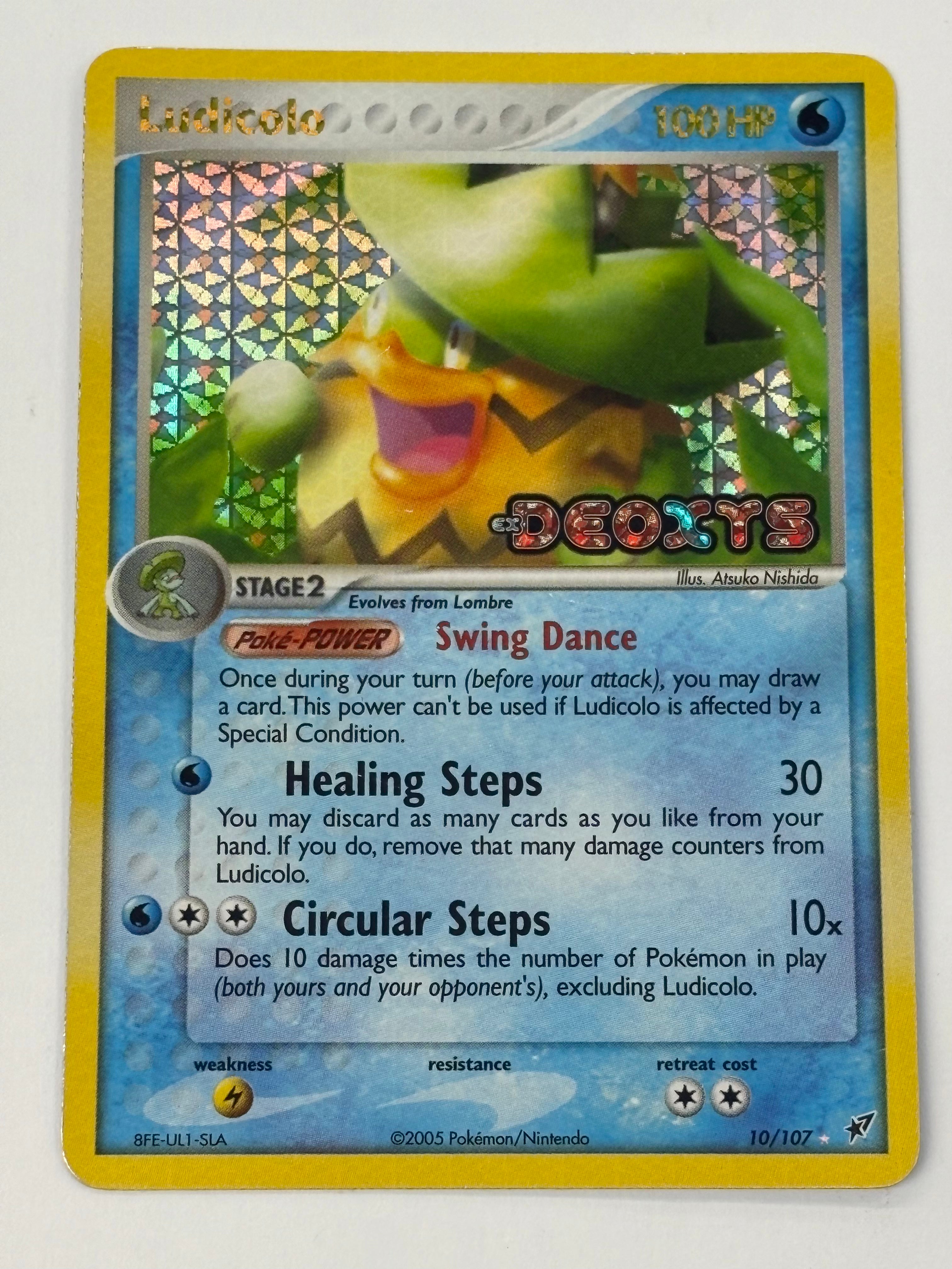 Pokémon TCG - EX Deoxys Ludicolo (ex Deoxys Stamped) 10/107 NM