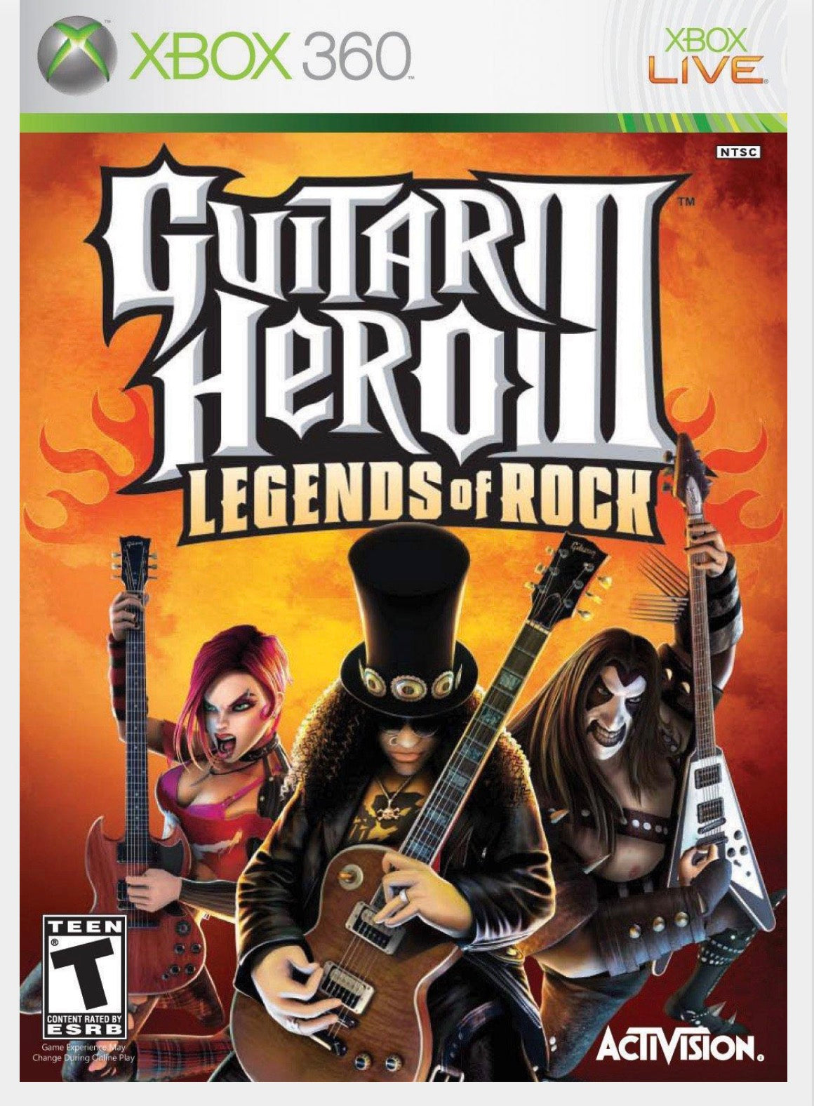 Xbox 360 Guitar Hero III Legends of Rock Video Game