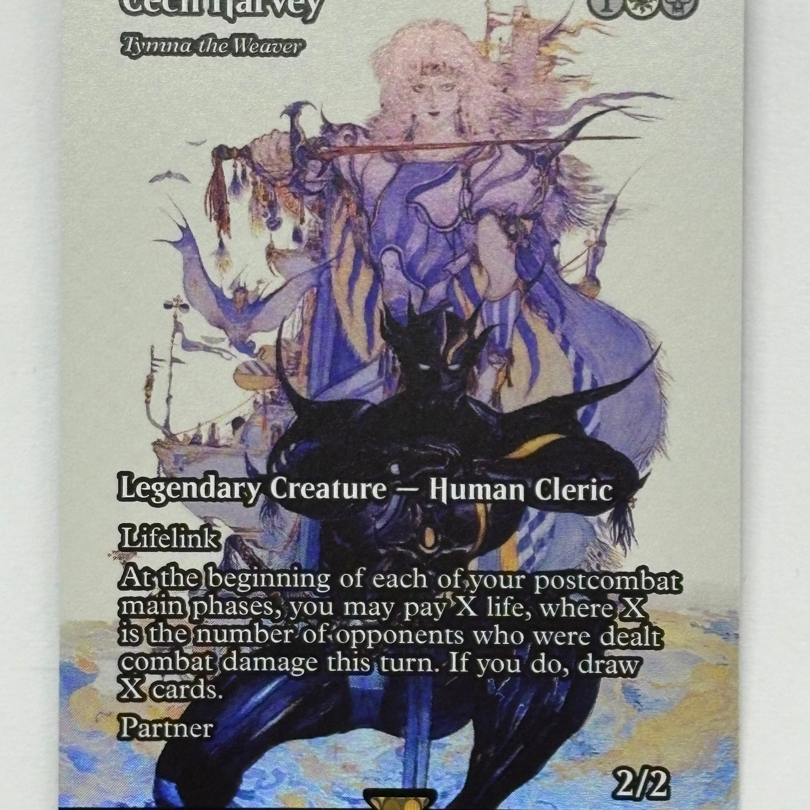 Magic The Gathering TCG - Final Fantasy: Through the Ages Tymna the Weaver Cecil Harvey 18 Foil NM