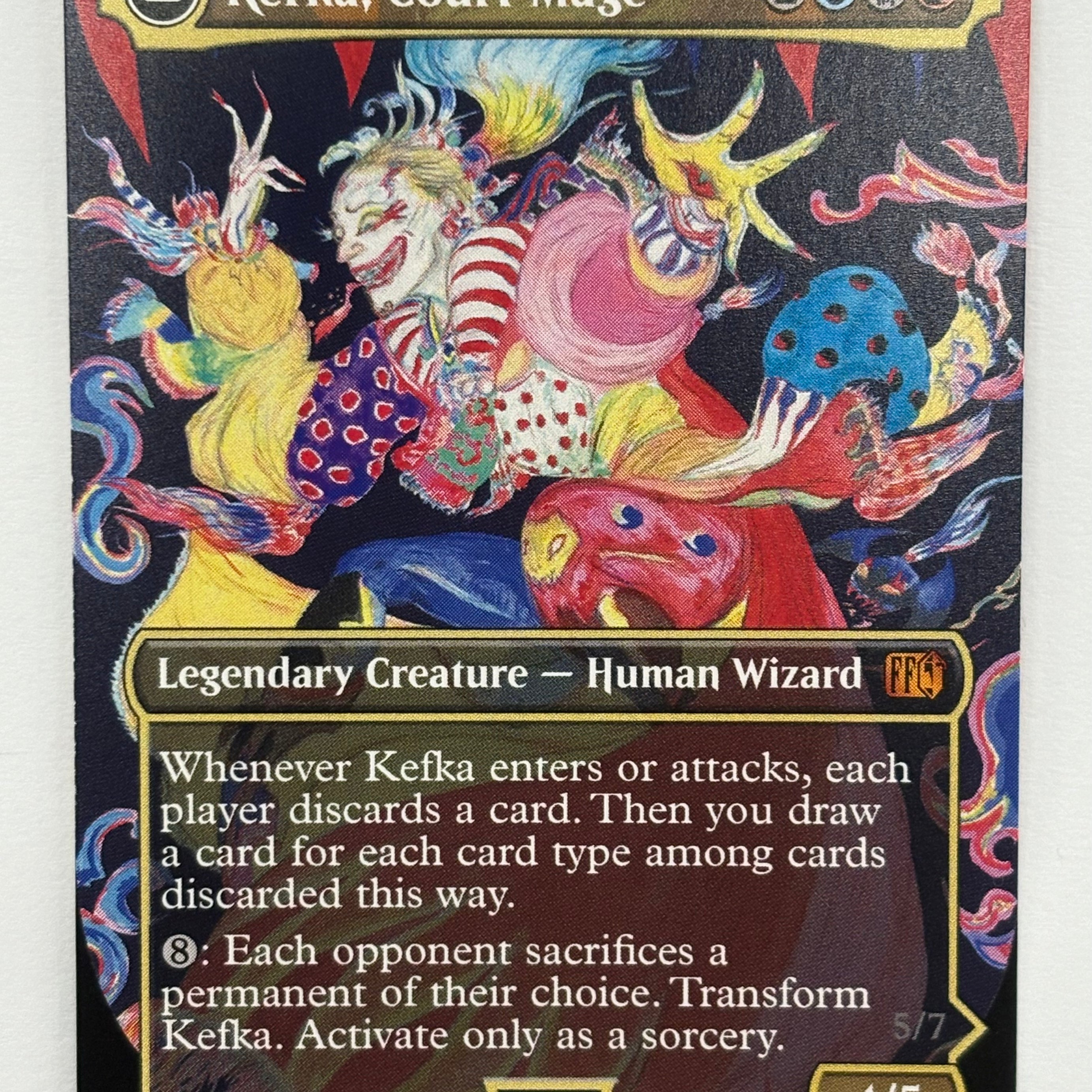 Magic The Gathering TCG - Final Fantasy Kefka, Court Mage (Borderless) 322 NM