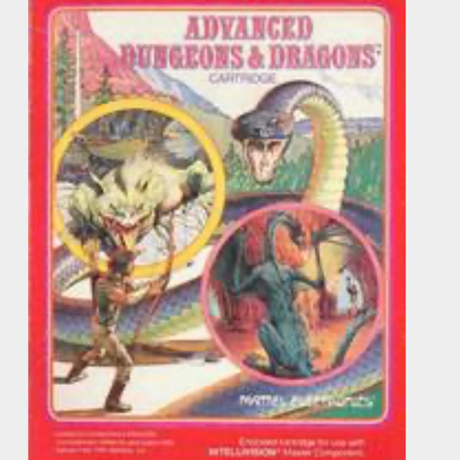 Intellivision Advanced Dungeons & Dragons Video Game