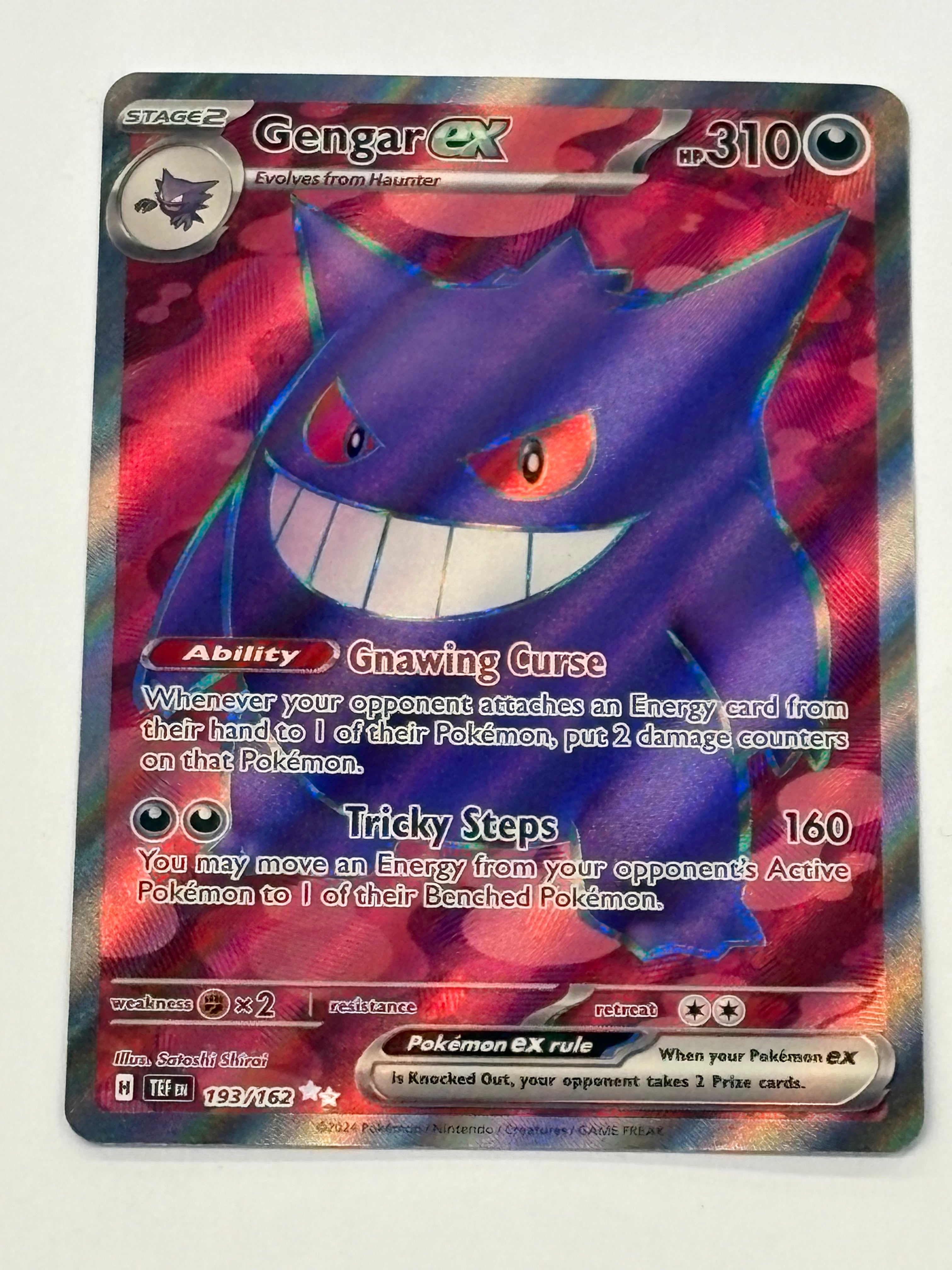 Pokémon TCG - Temporal Forces Gengar ex 193/162 NM