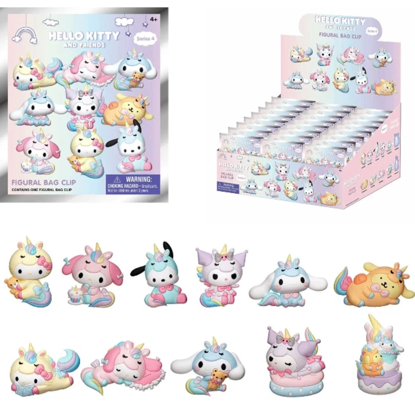 Monogram Hello Kitty and Friends Series 4 Figural Bag Clip