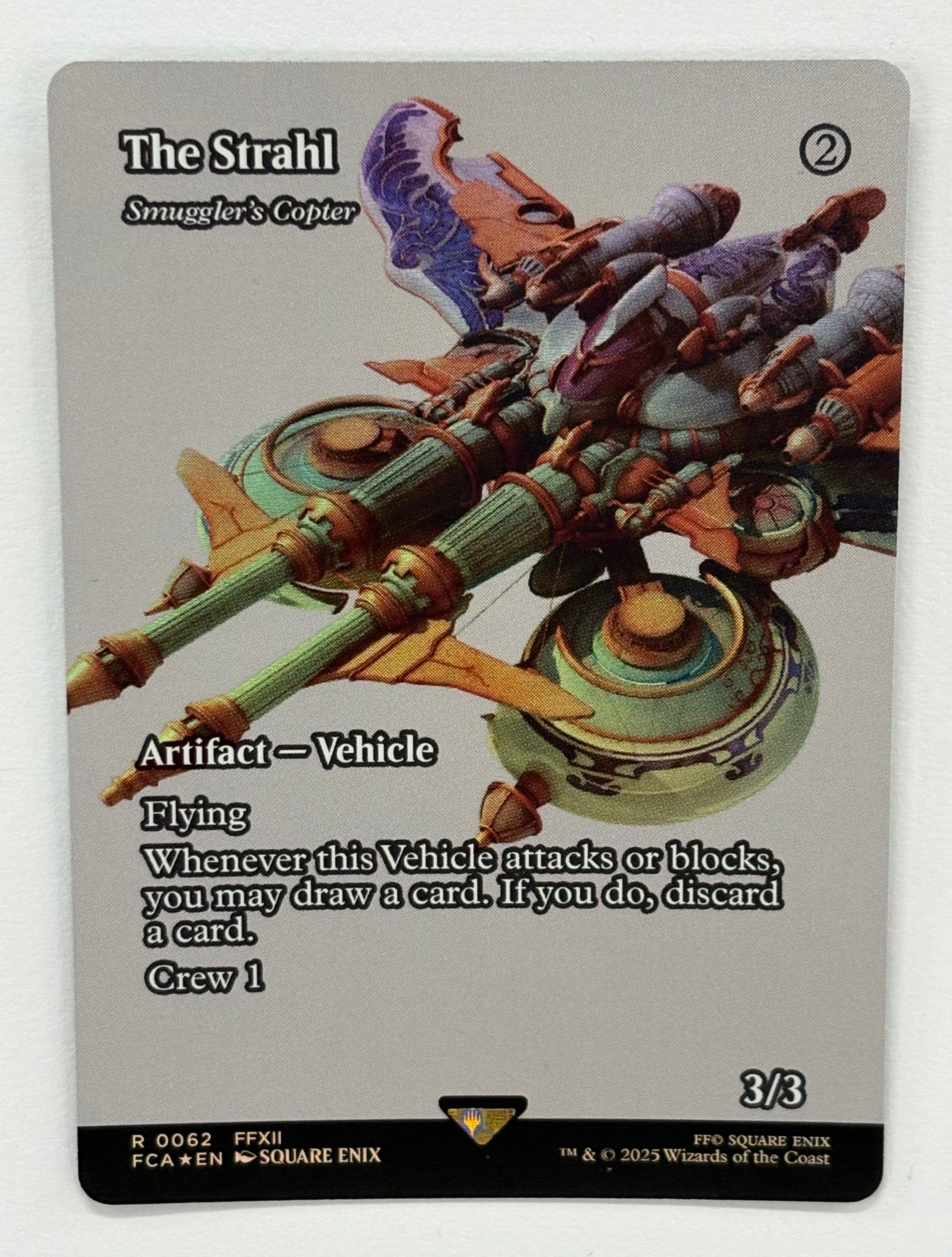 Magic The Gathering TCG - Final Fantasy: Through the Ages Smuggler’s Copter The Strahl 62 Foil NM