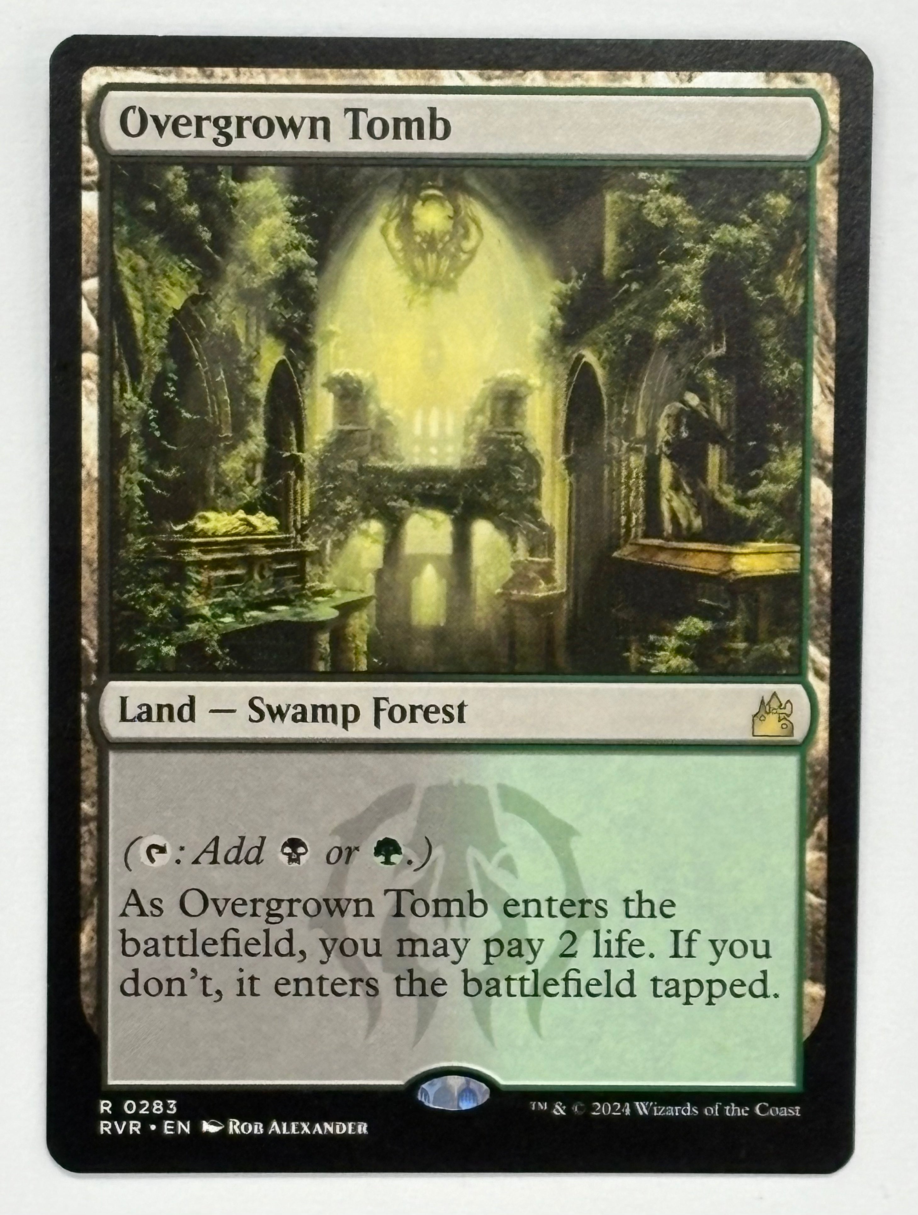 Magic The Gathering TCG - Ravnica Remastered Overgrown Tomb 283 NM