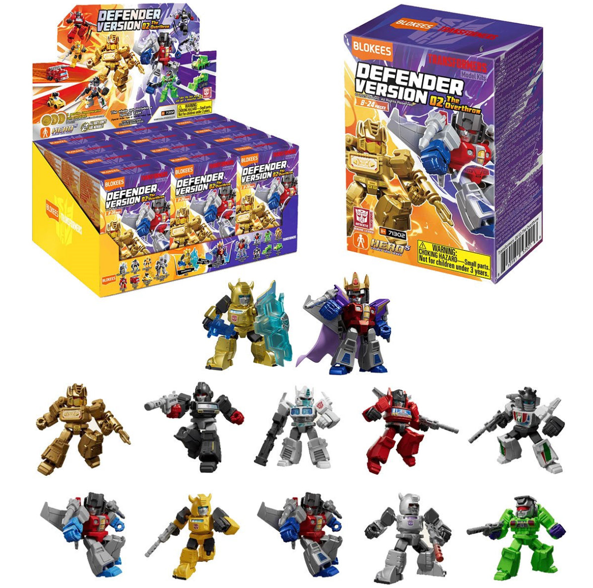Blokees Transformers Defender Version 02 The Overthrow Model Kit Action Figure