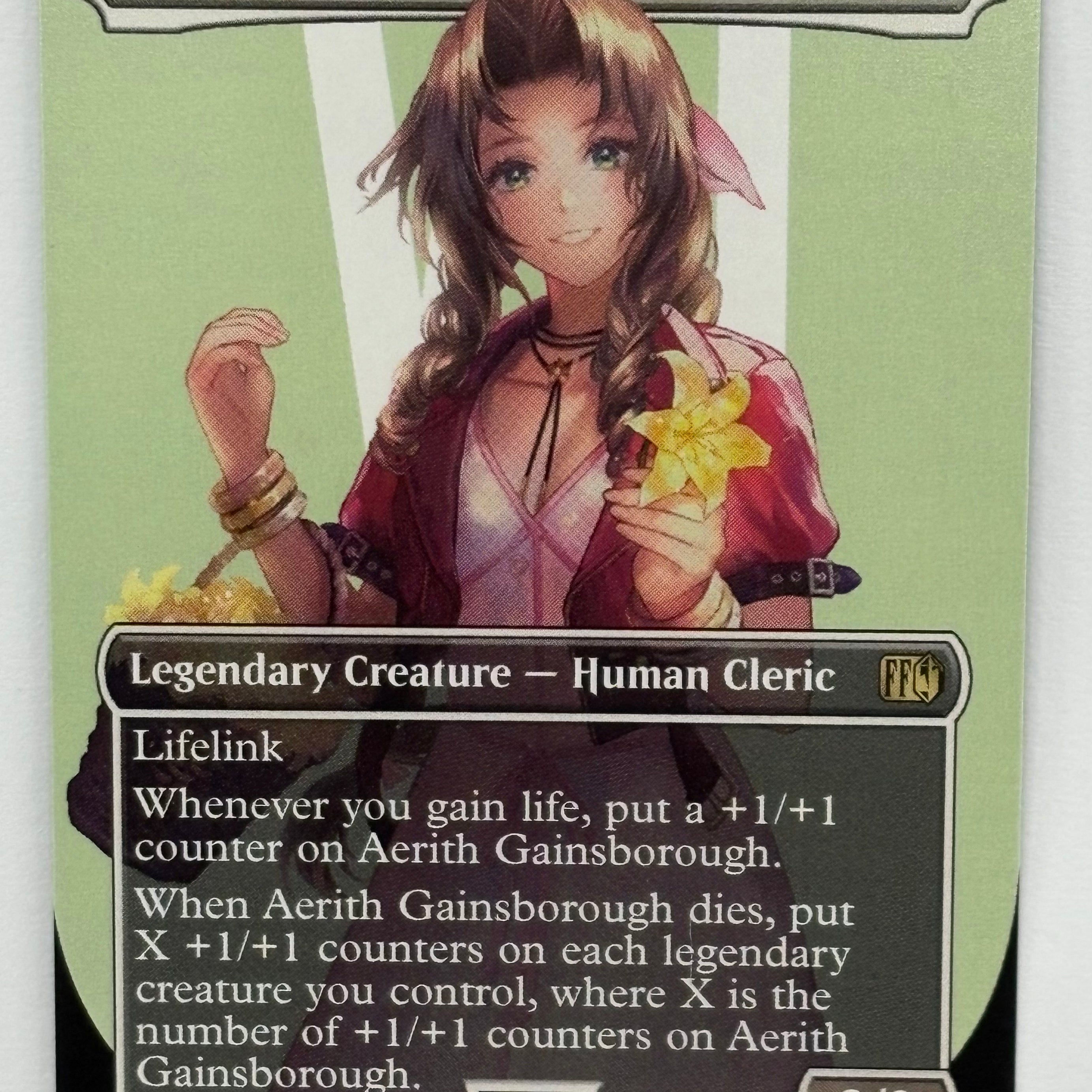 Magic The Gathering TCG - Final Fantasy Aerith Gainsborough (Borderless) 374 NM