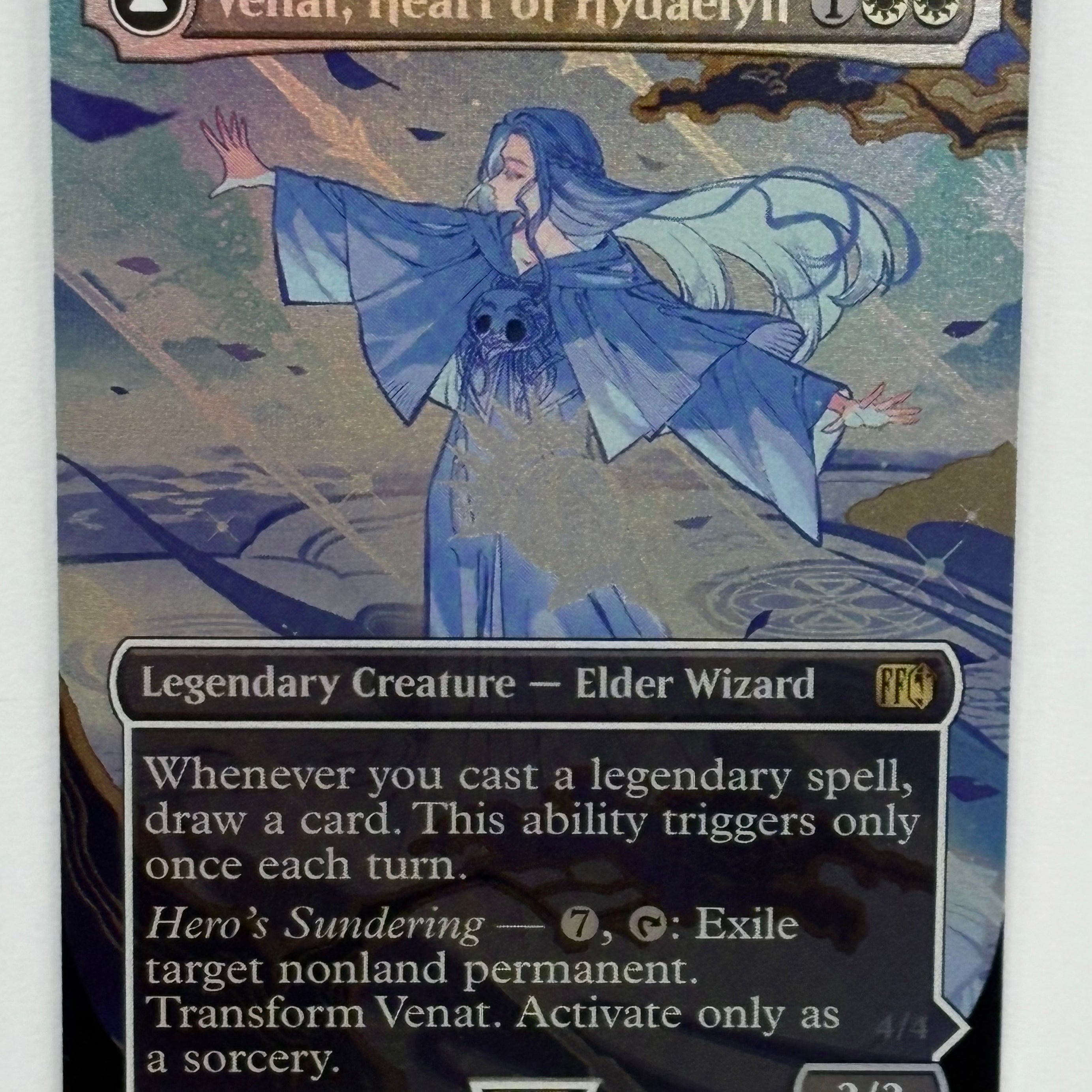Magic The Gathering TCG - Final Fantasy Venat, Heart of Hydaelyn (Borderless) 329 Foil NM