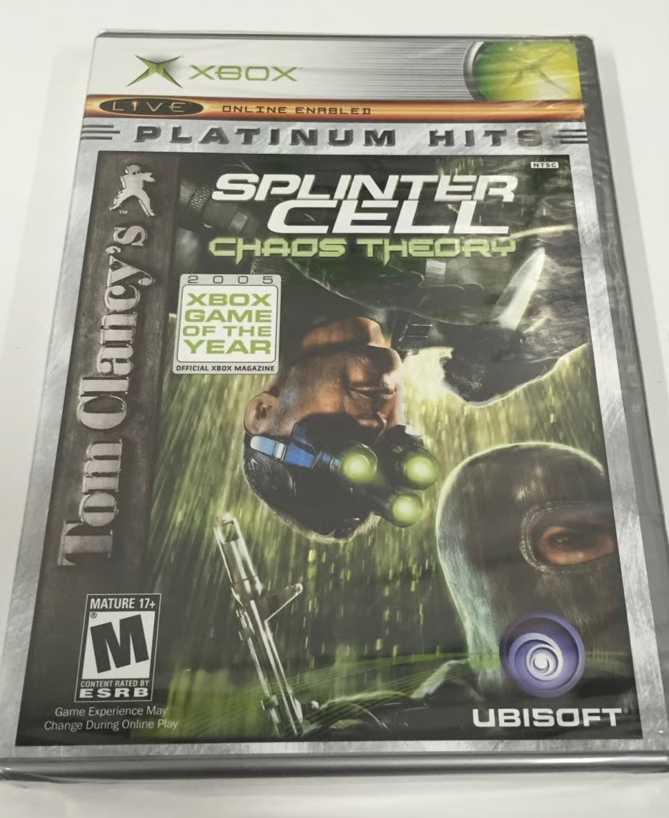 XBOX Tom Clancy’s Splinter Cell Chaos Theory Platinum Hits Video Game