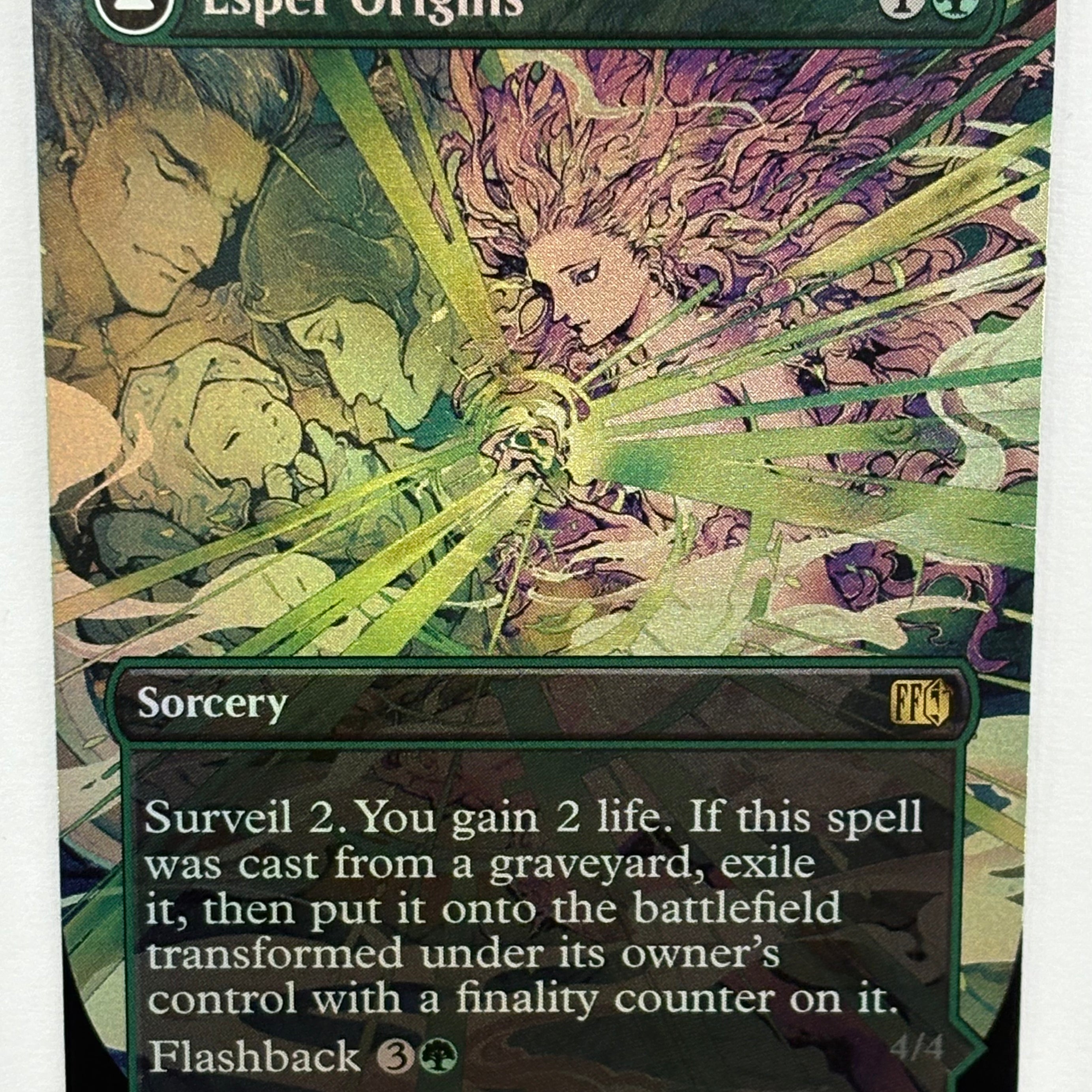 Magic The Gathering TCG - Final Fantasy Esper Origins (Borderless) 370 Foil NM
