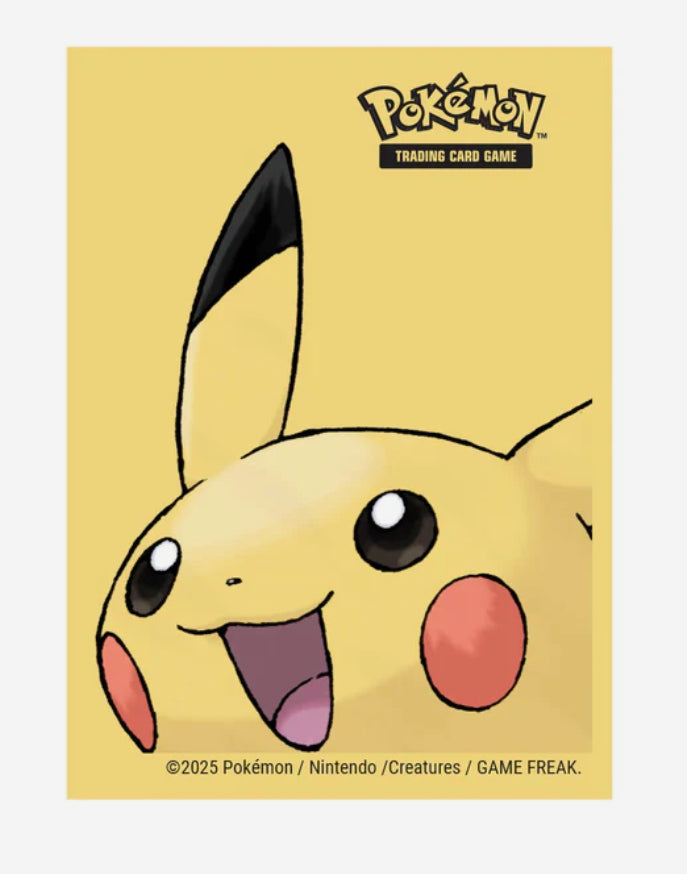 Pokémon TCG - Ultra Pro Pikachu Deck Protector Sleeves 65 Count 66mm X 91mm