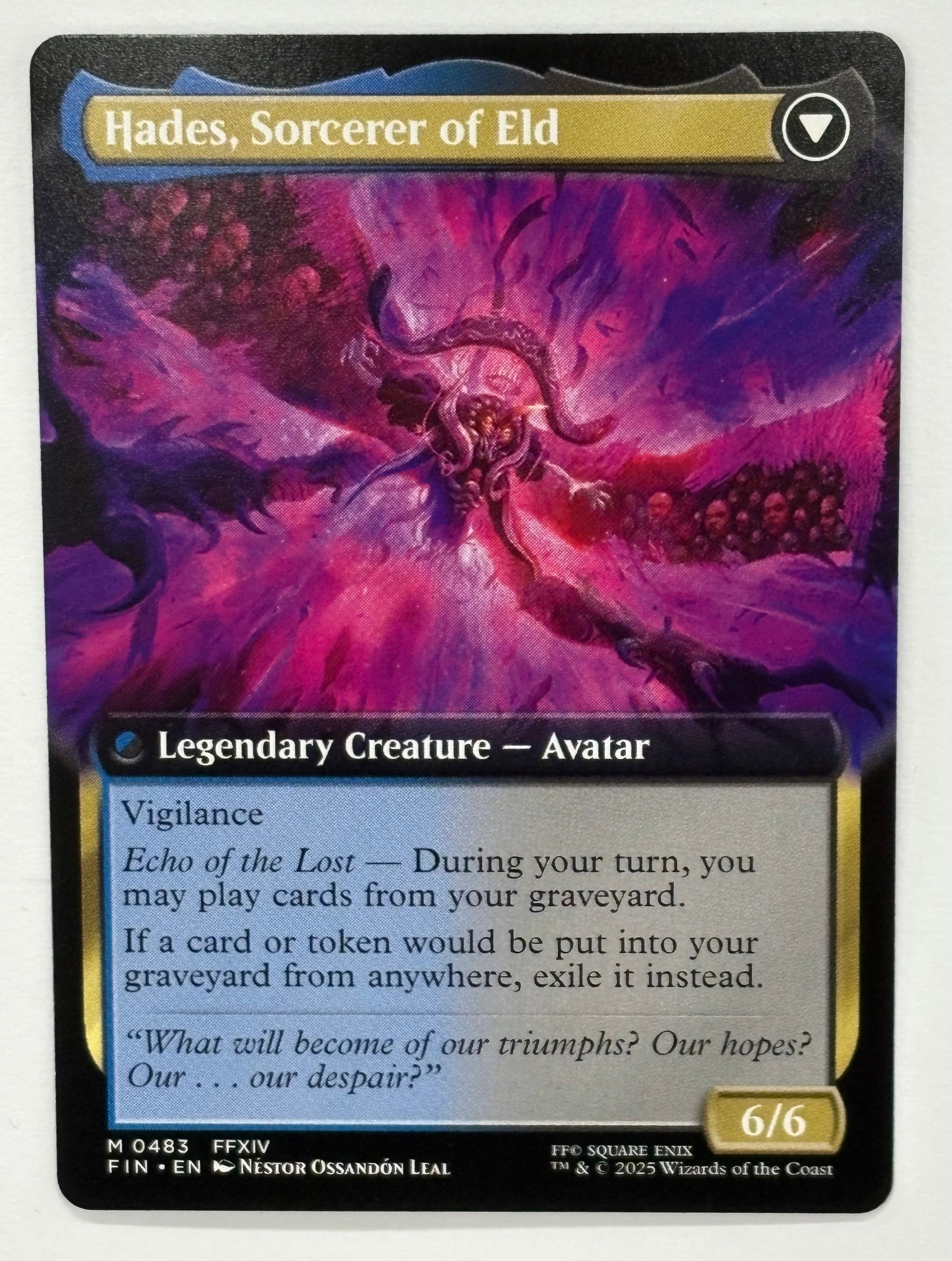 Magic The Gathering TCG - Final Fantasy Emet-Selch, Unsundered (Extended Art) 483 NM