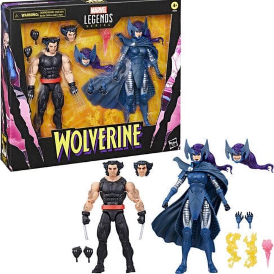 Hasbro Marvel Legends Series Wolverine - Wolverine & Psylocke Action Figure 2-Pack
