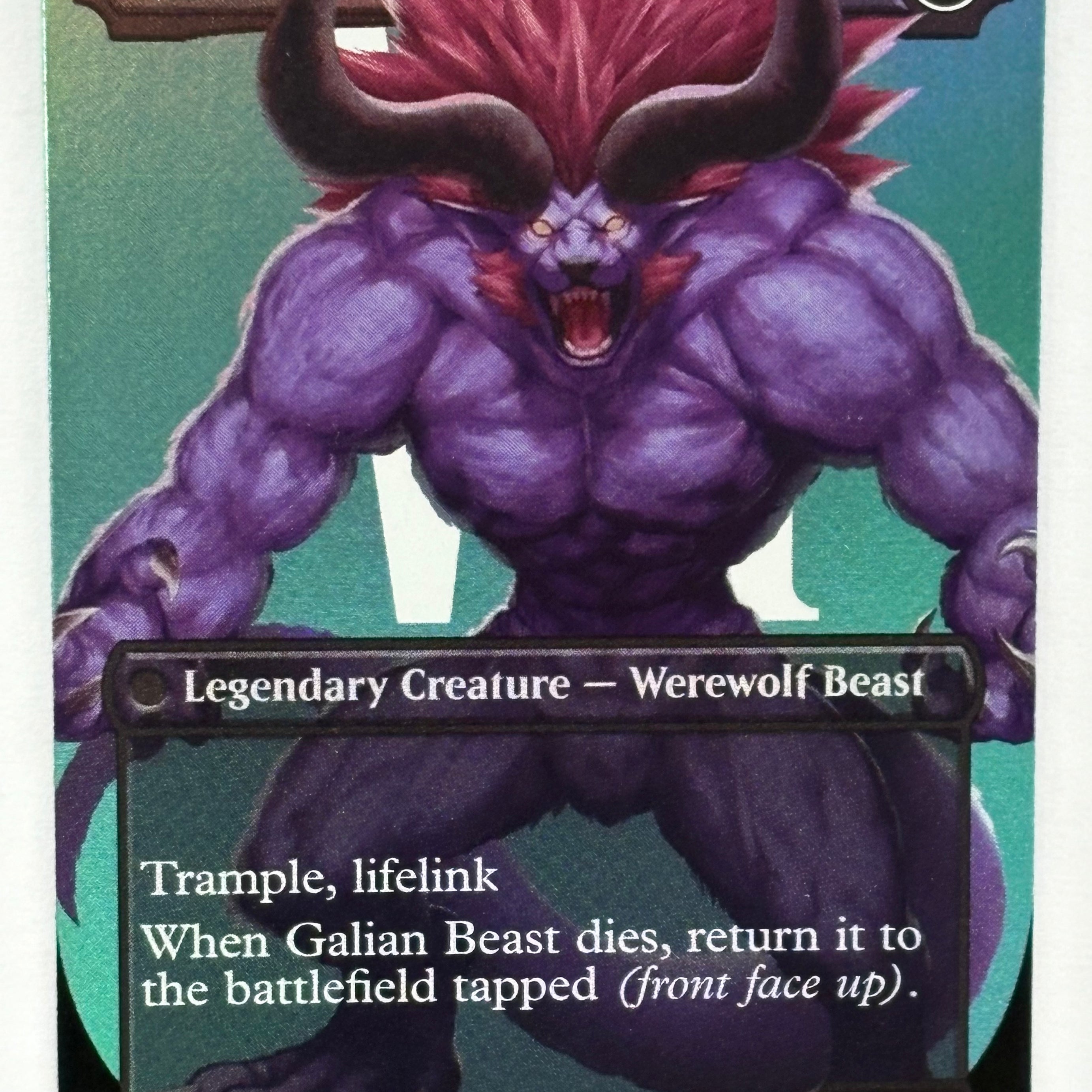 Magic The Gathering TCG - Final Fantasy Vincent Valentine (Borderless) 383 Foil NM