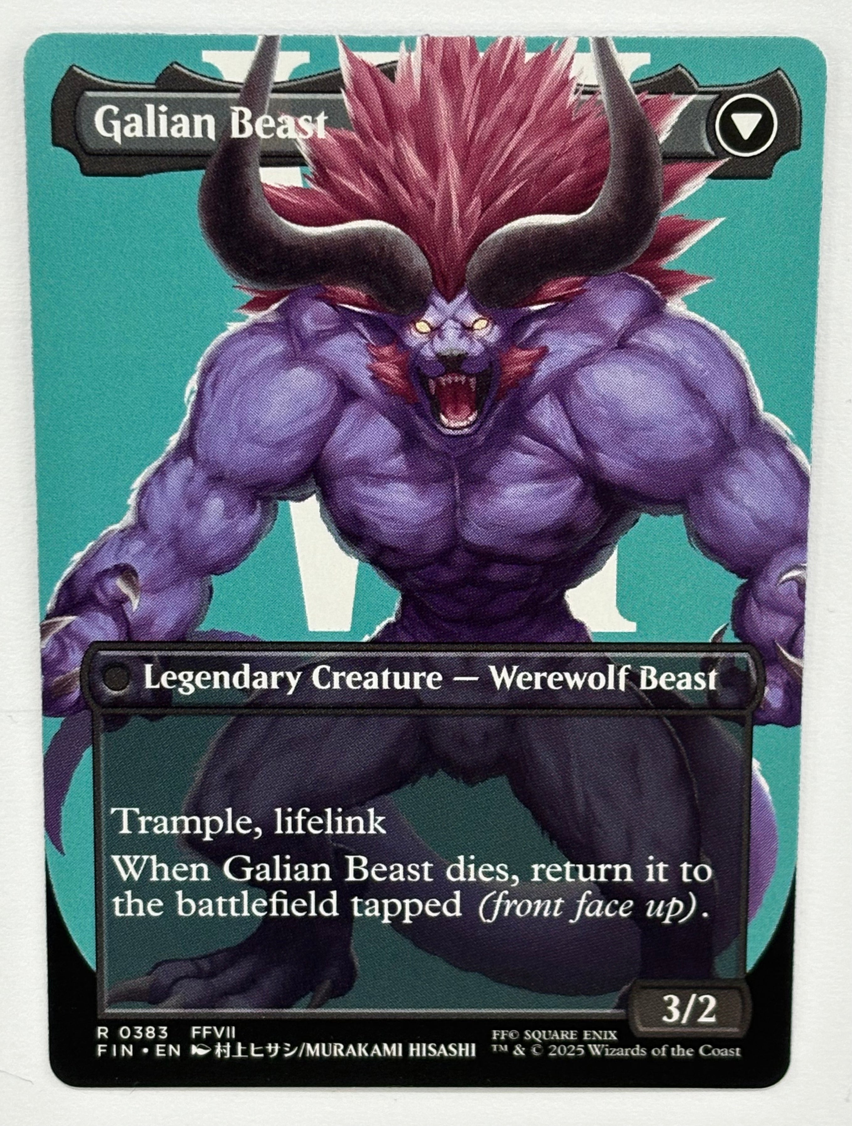 Magic The Gathering TCG - Final Fantasy Vincent Valentine (Borderless) 383 NM