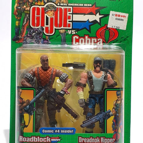 Hasbro G.I. Joe RoadBlock & Dreadnok Ripper 2-Pack Action Figure