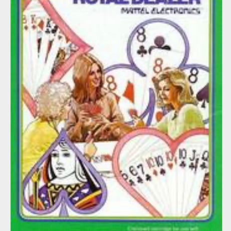 Intellivision Royal Dealer Video Game