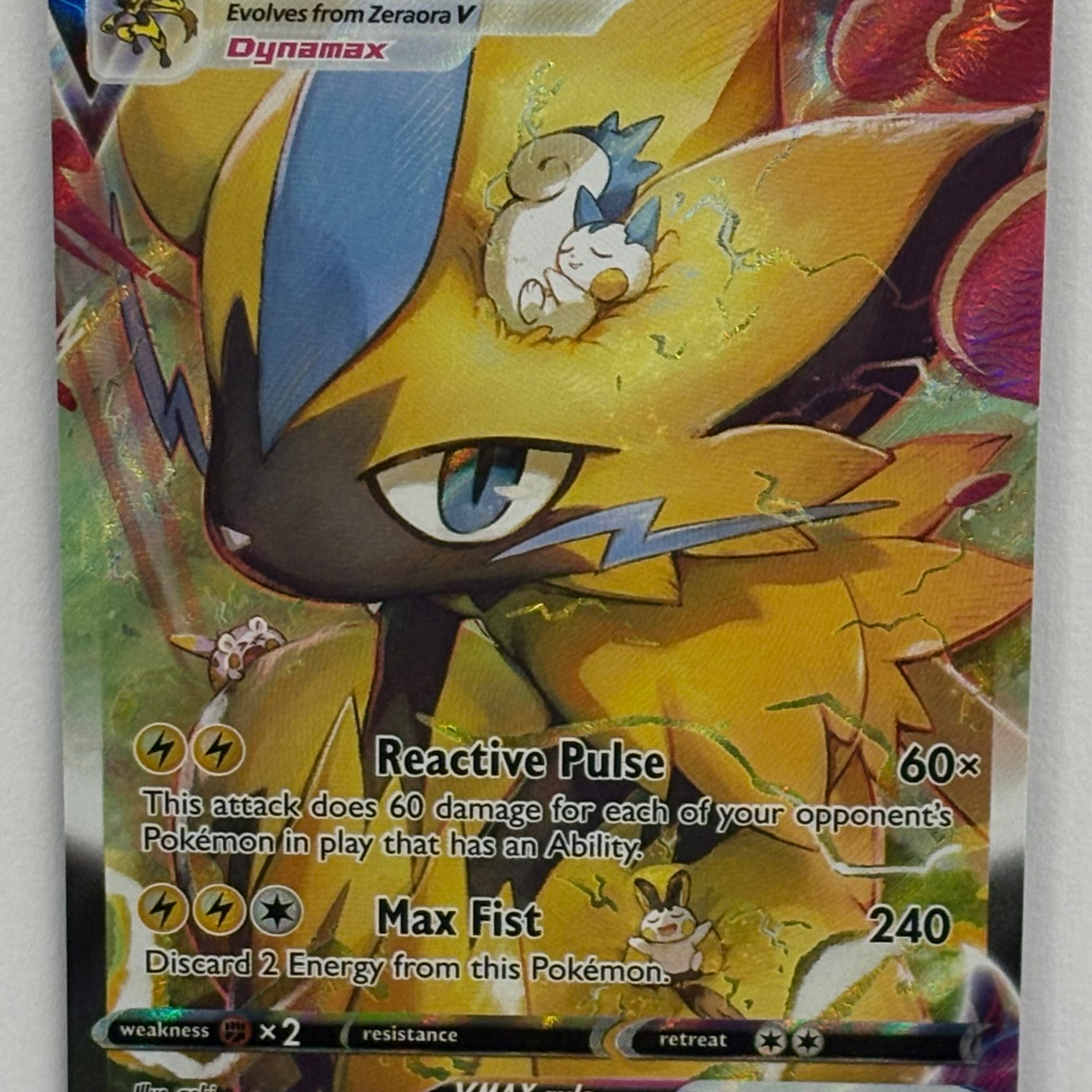 Pokémon TCG - Crown Zenith Zeraora VMAX GG42/GG70 NM