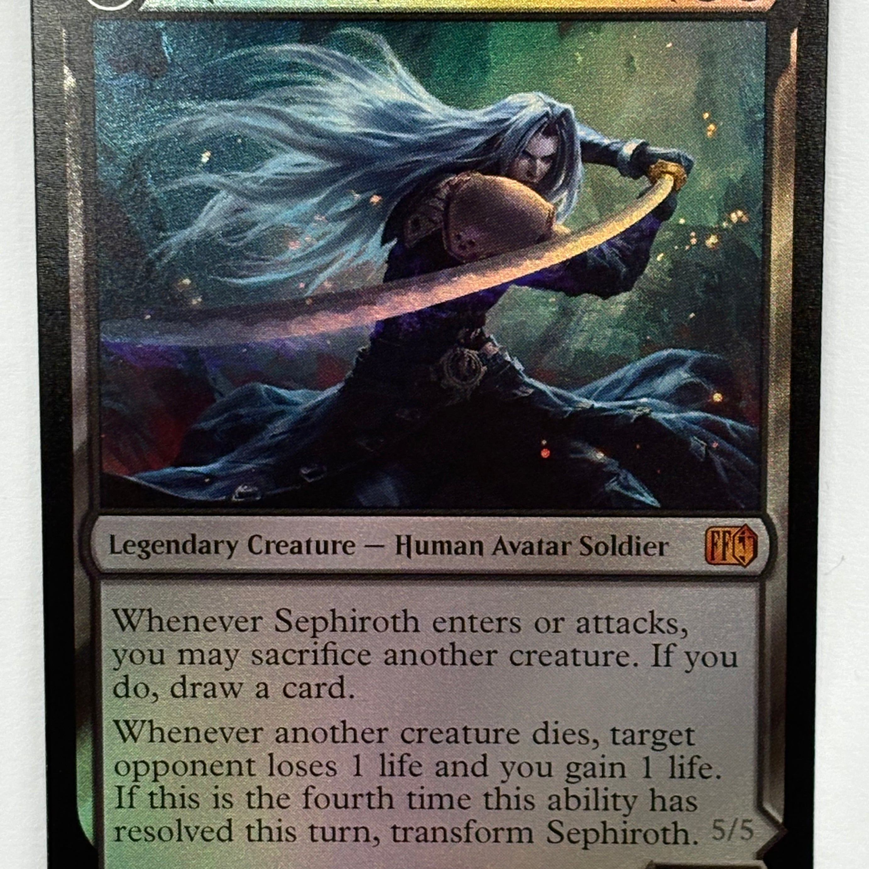 Magic The Gathering TCG - Final Fantasy Sephiroth, Fabled SOLDIER 115 Foil NM