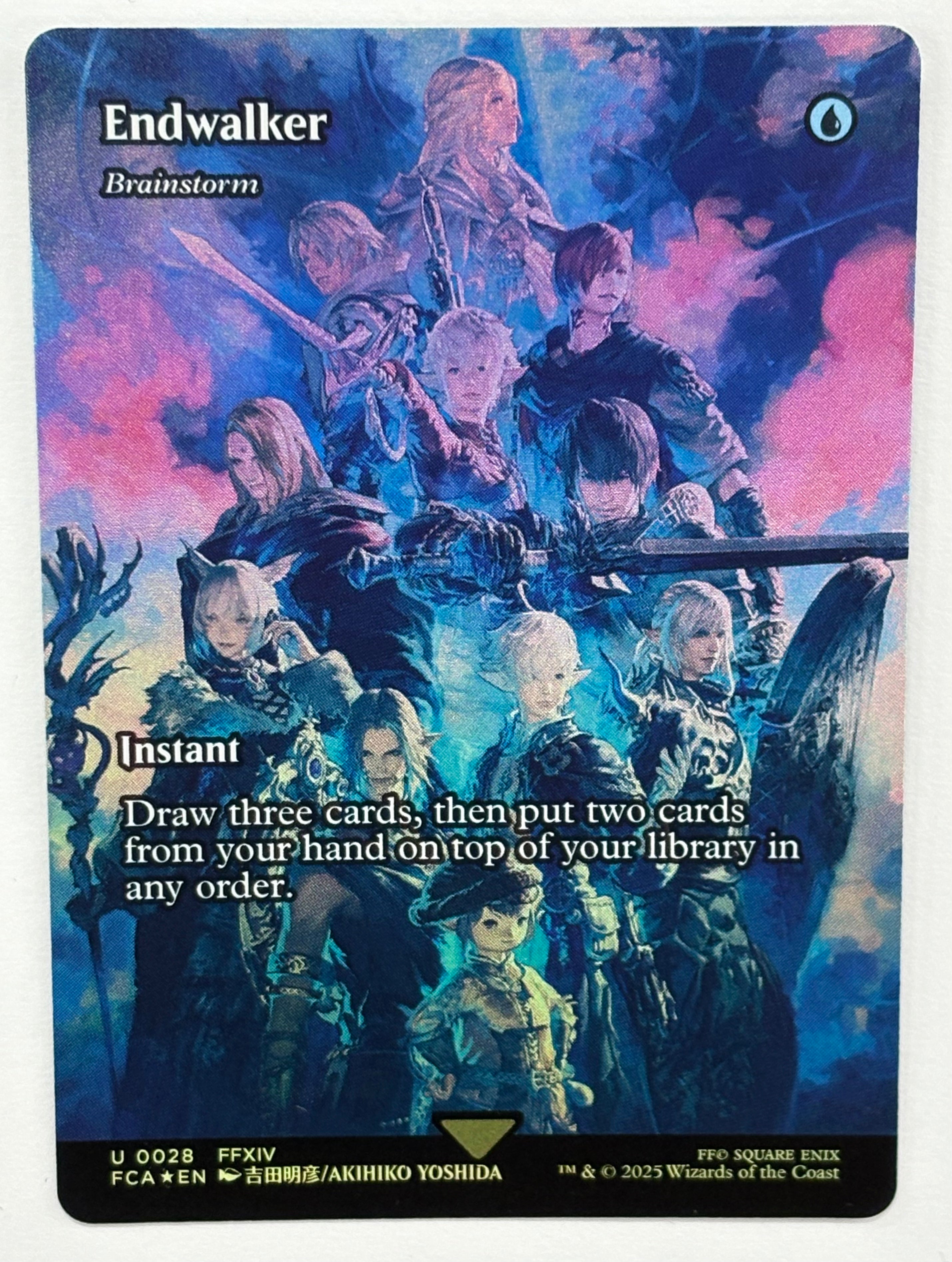Magic The Gathering TCG - Final Fantasy: Through the Ages Brainstorm Endwalker 28 Foil NM