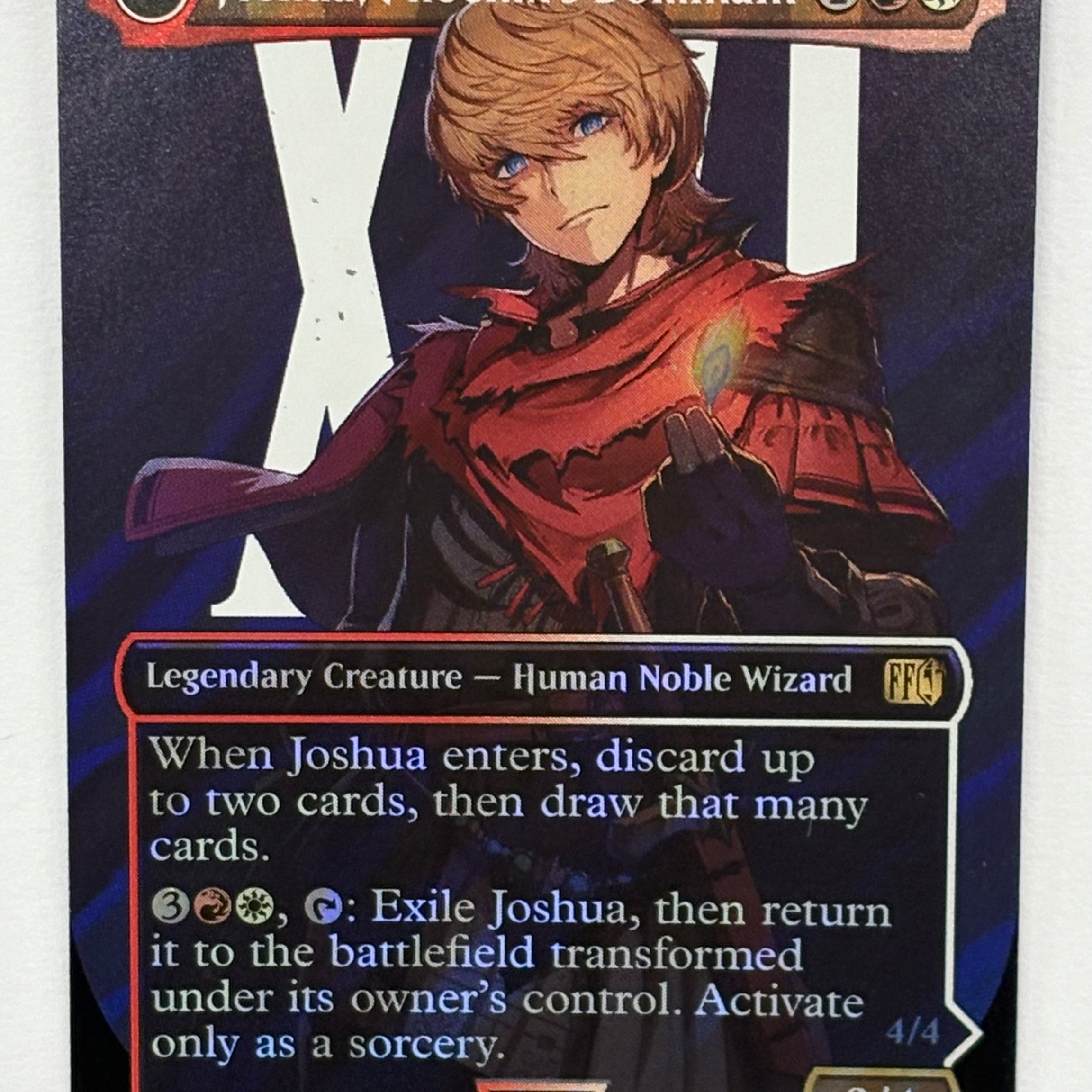 Magic The Gathering TCG - Final Fantasy Joshua, Phoenix’s Dominant (Borderless) 542 Surge Foil NM
